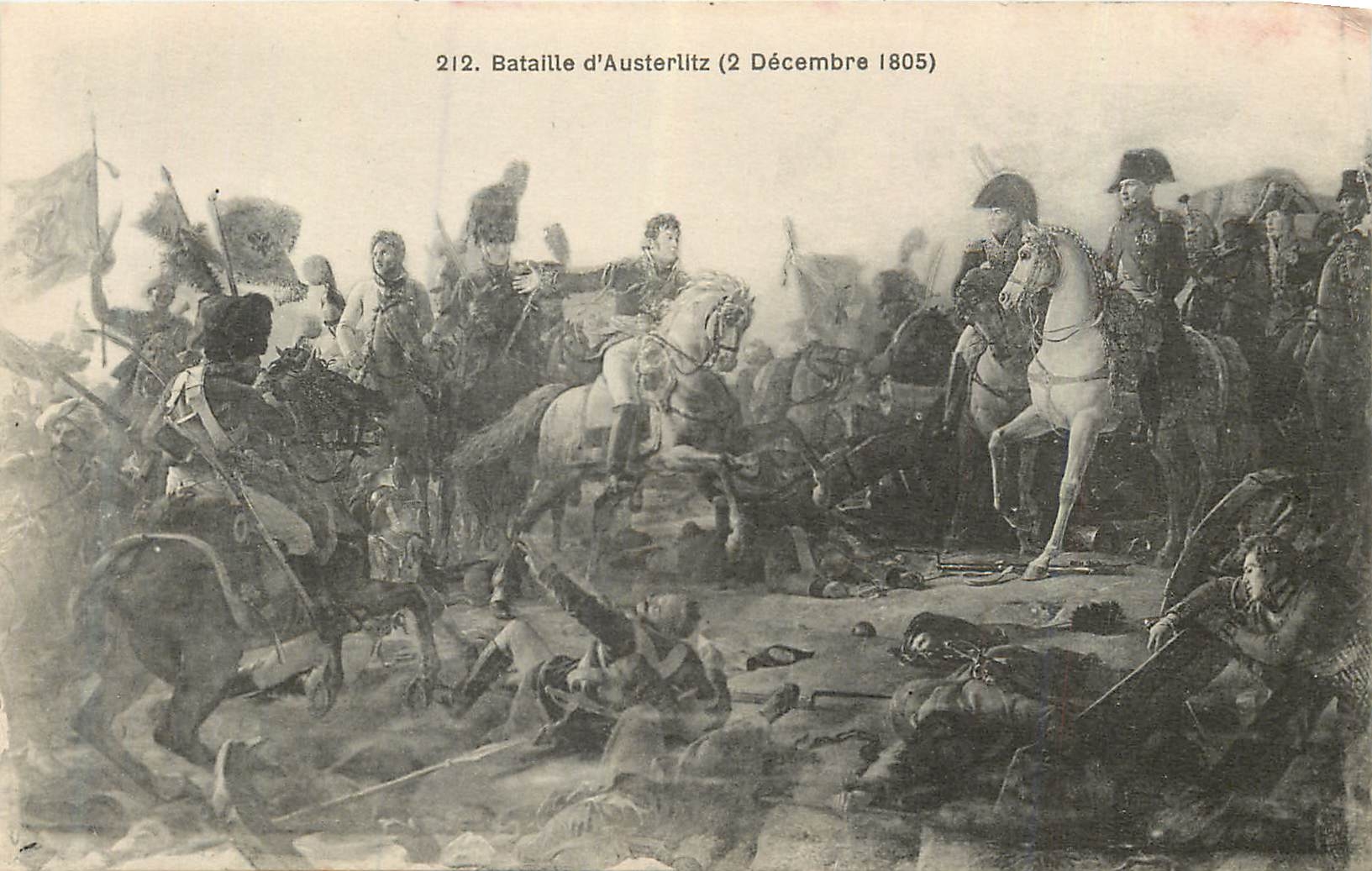 CPA Bataille d'Austerlitz (2 Decembre 1805) Napoleon 1er