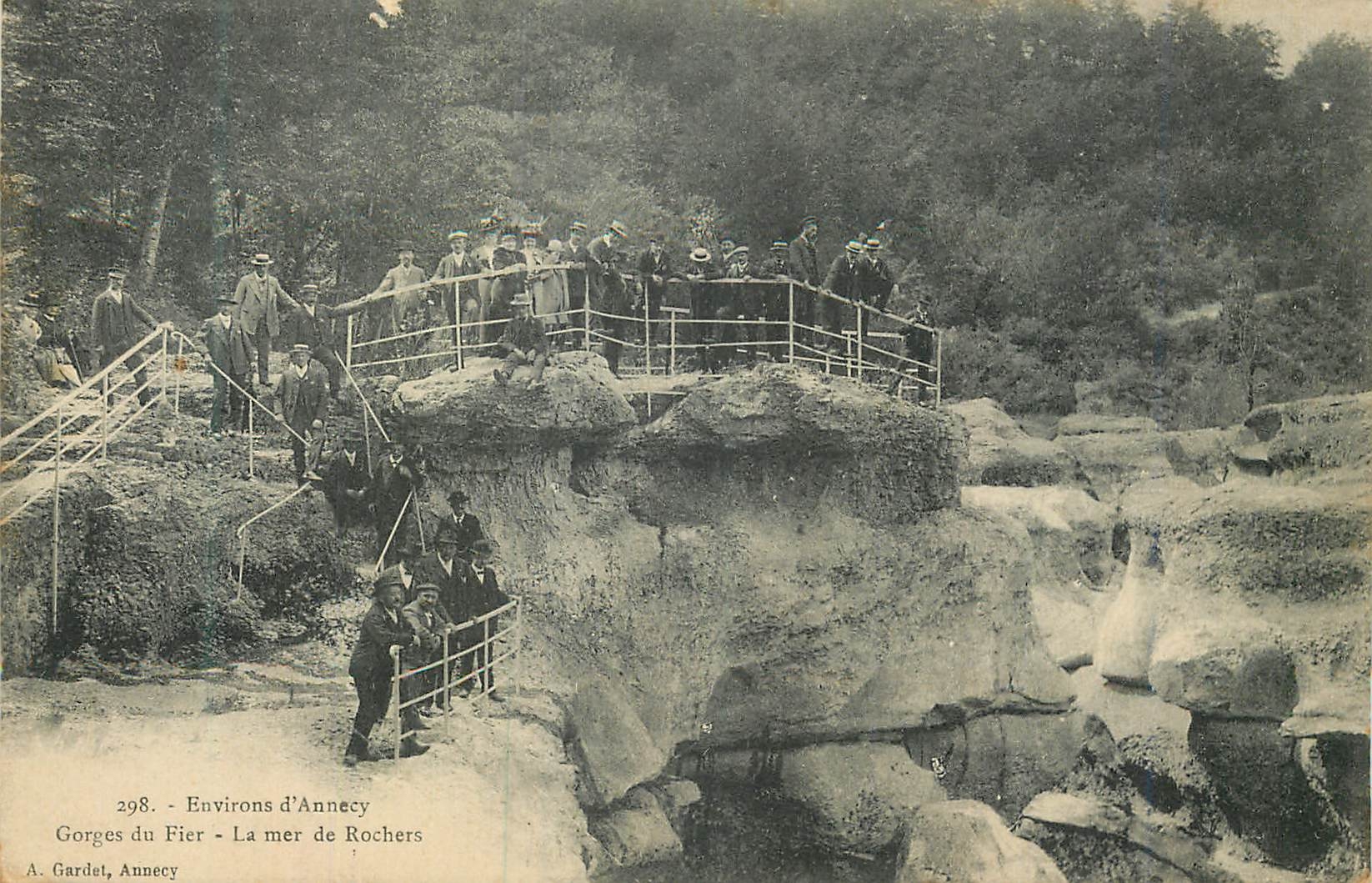 Gorges du Fier - La mer de Rochers — Environs d'Annecy — A. Gardet, Annecy