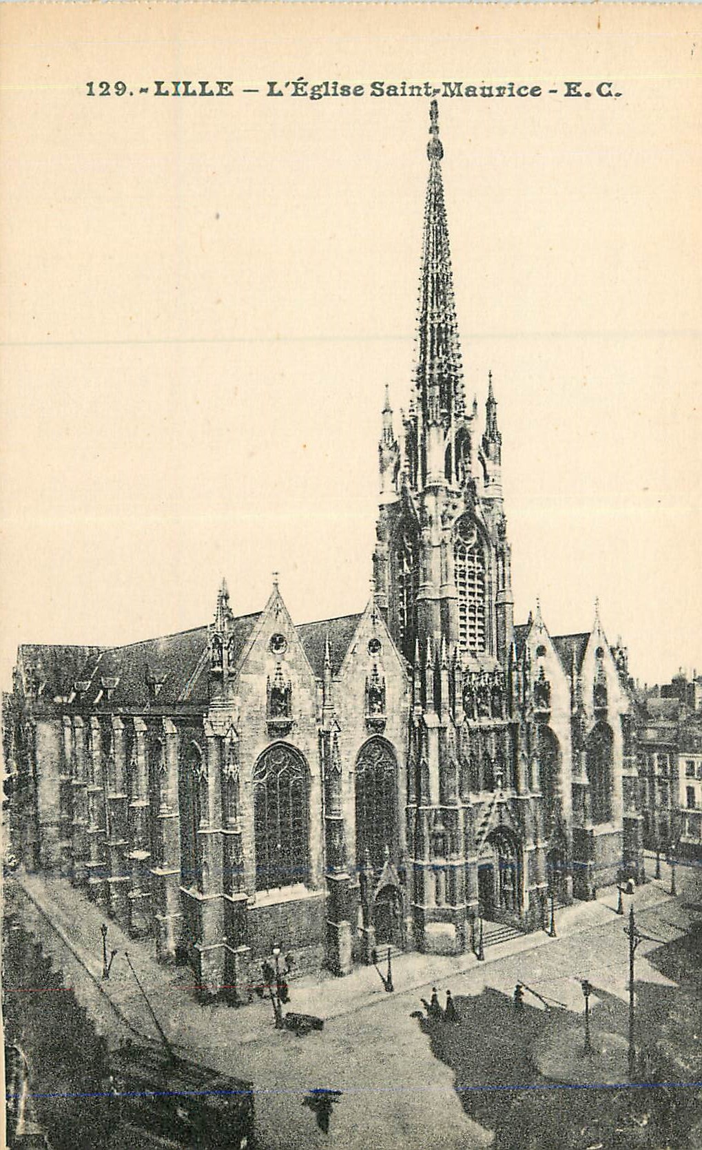 CPA Lille l'Eglise Saint Maurice
