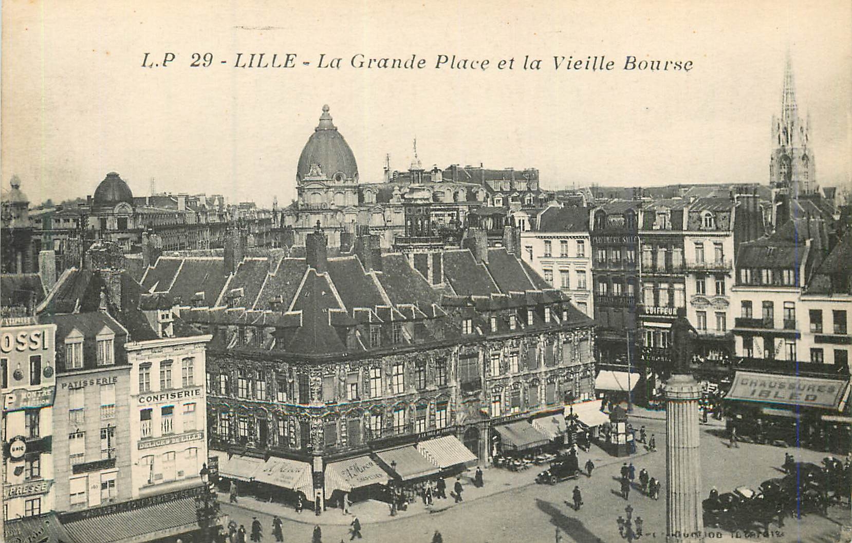 Lille - Die Grande Place und die Vieille Bourse — Lucien Pollet, Verlag