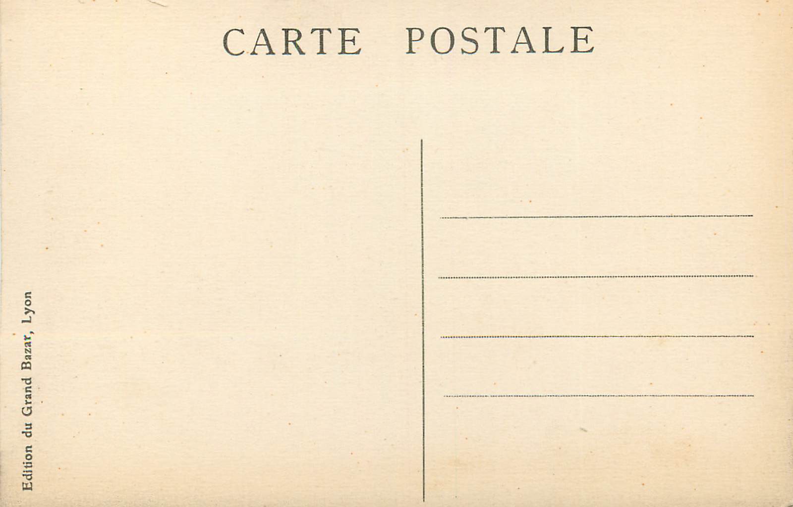 CPA Lyon N D de Fourviere et l'Archeveque — Verso