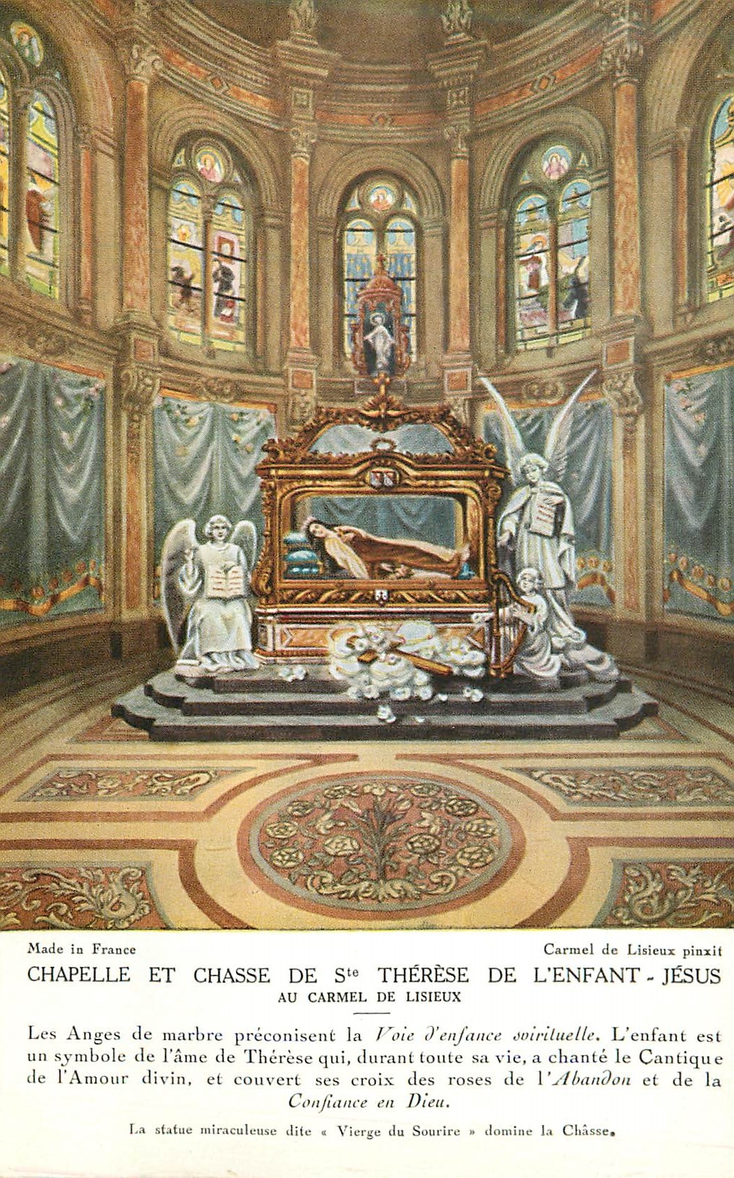 CPA Carmel de Lisieux Chapelle et Chasse de Ste Therese de l'Enfant Jesus
