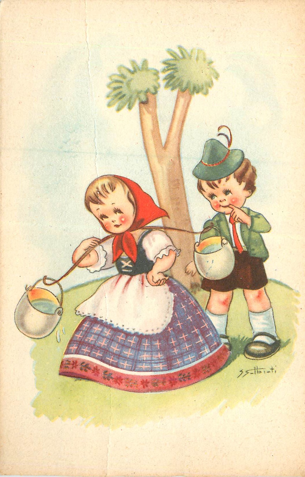 CPA Fantaisie Enfants