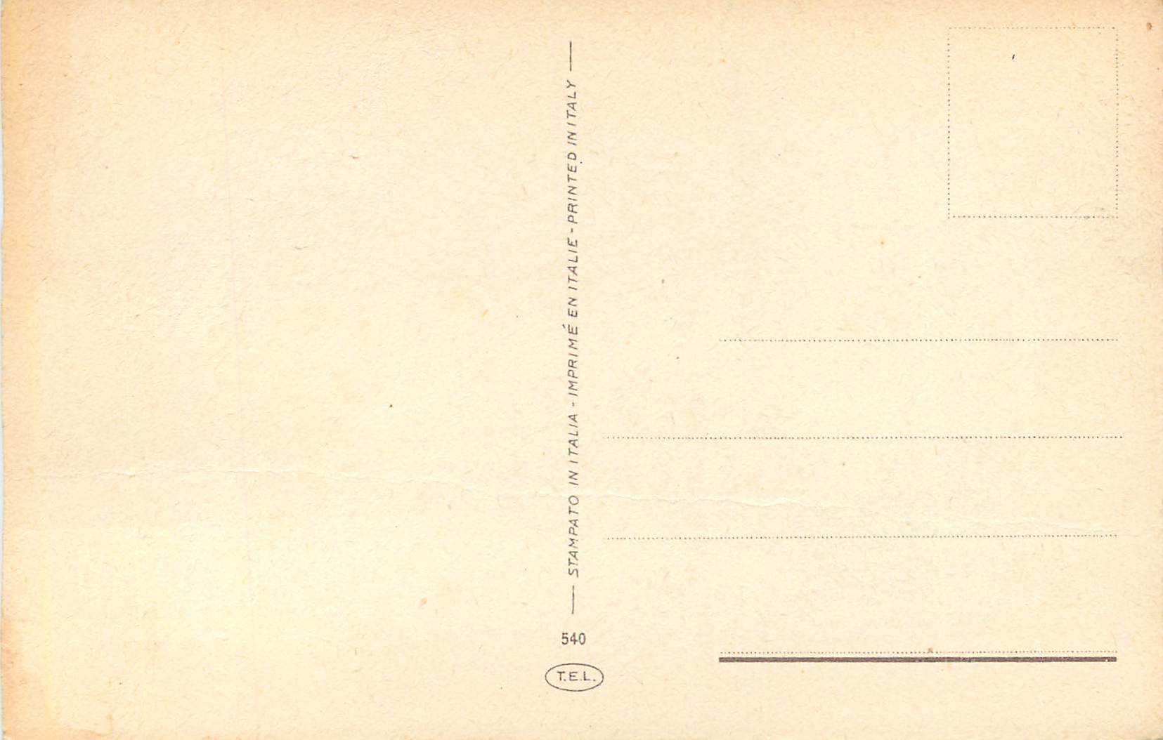 CPA Fantaisie Enfants — Rückseite