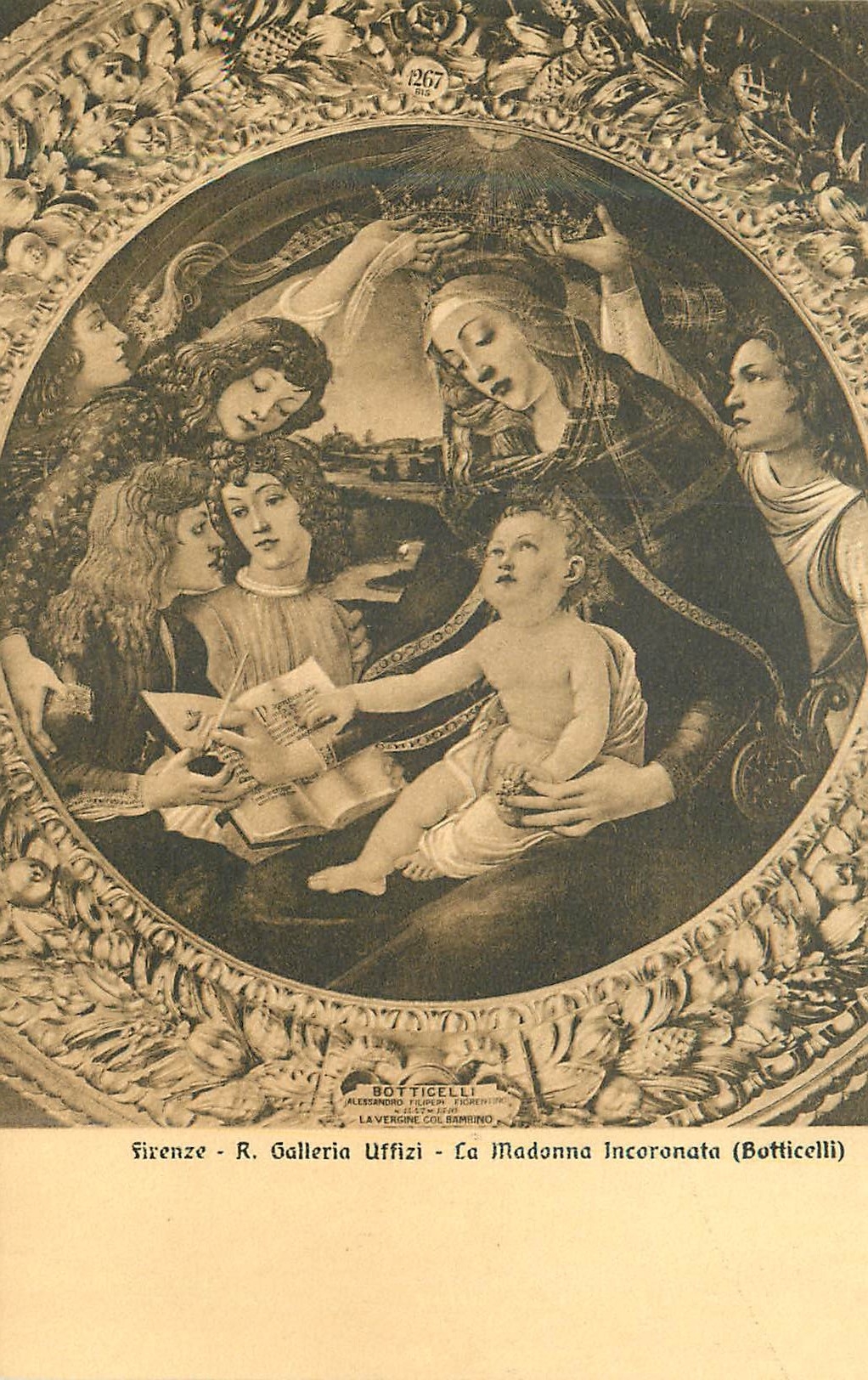 CPA Firenze R Galleria Uffizi