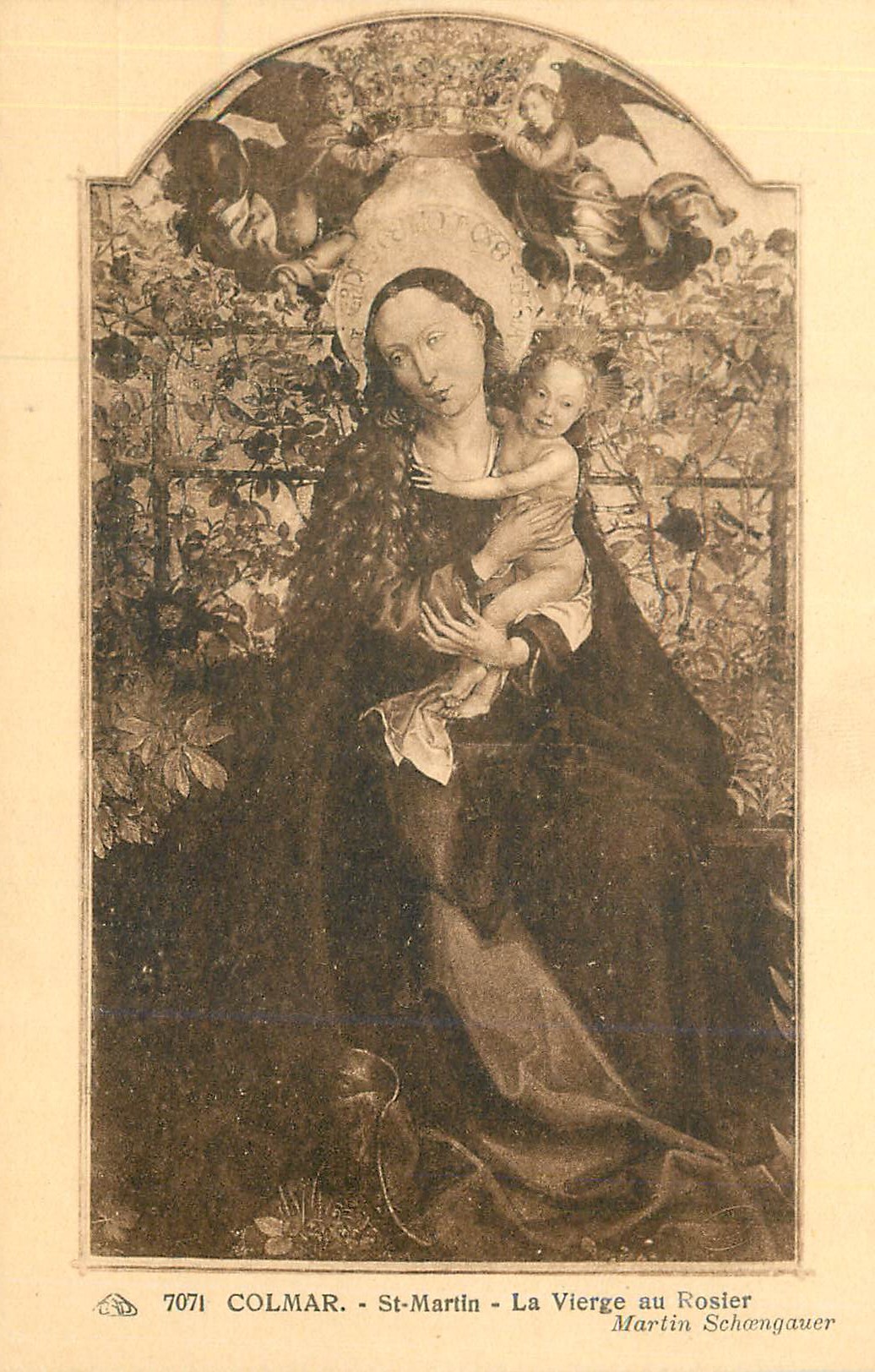 CPA Colmar St Martin la Vierge au Rosier
