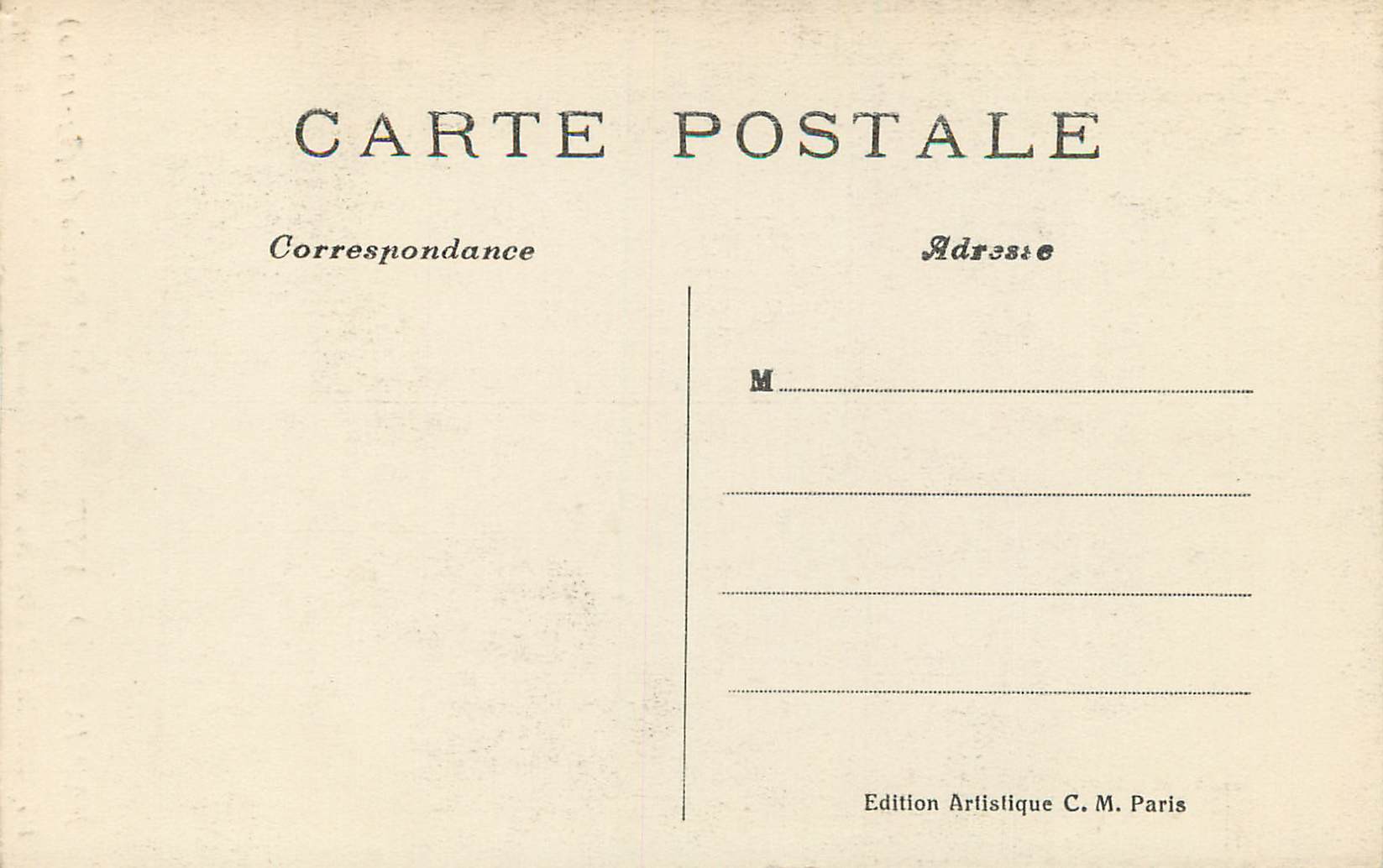 CPA Musee du Louvre Ecole Romaine la Sainte Famille — Rückseite