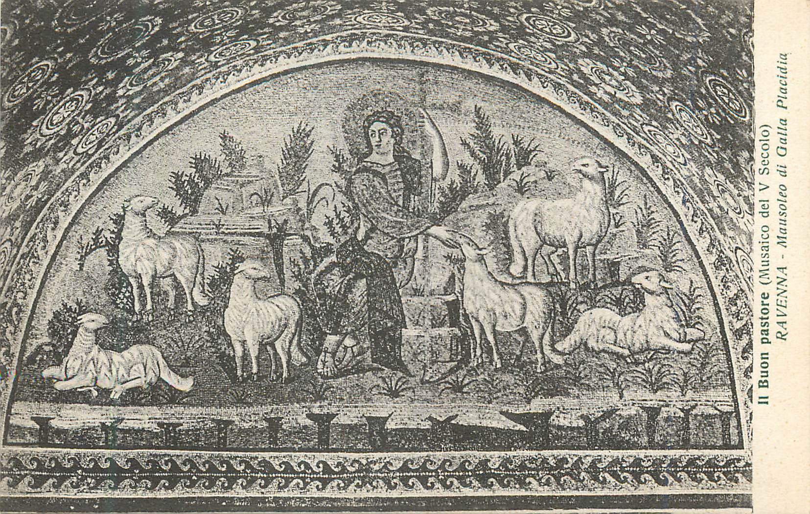 CPA Ravenna Buon Pastore (Musaico del V Secolo) Mausoleo di Galla Placidia