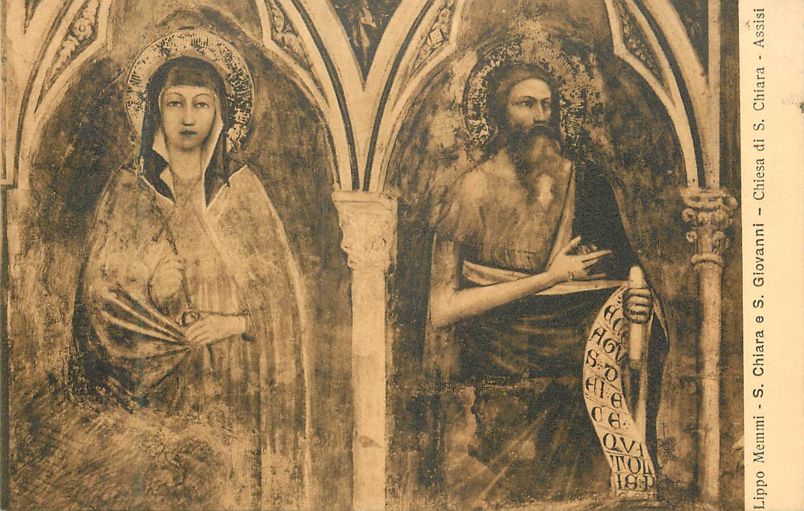 CPA Lippo Memmi S Chiara e S Giovanni Chiesa di S Chiara Assisi