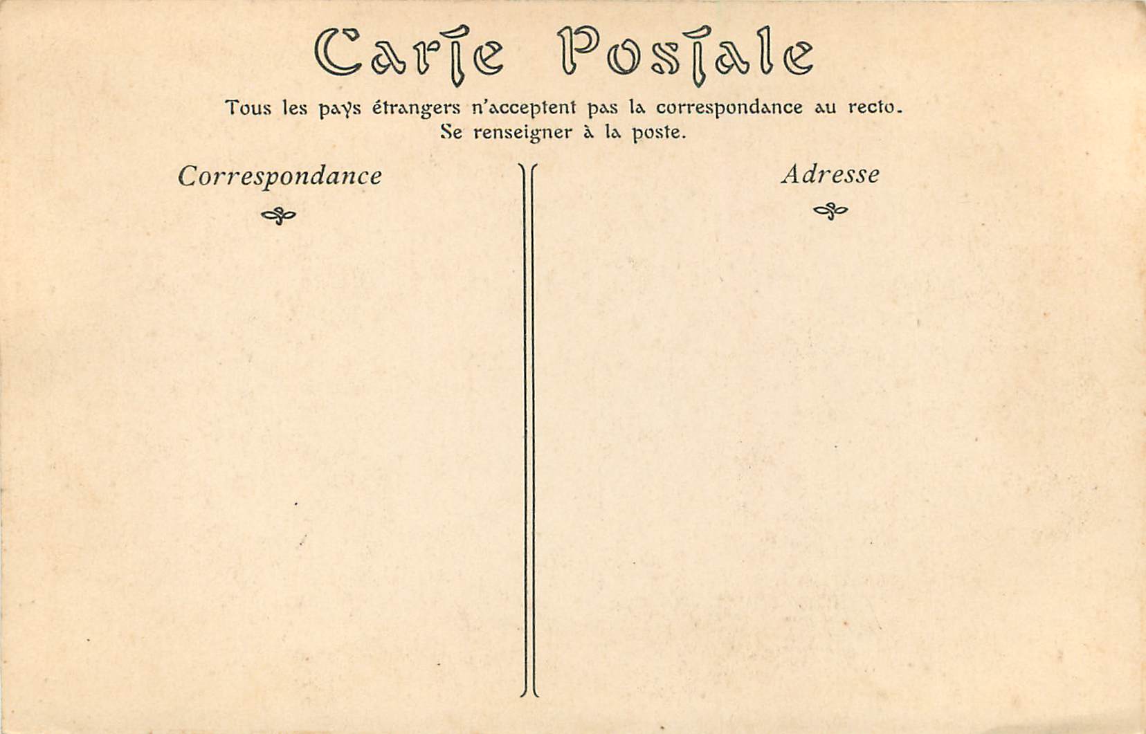CPA Musee du Luxembourg les Vieilles de la Place — Rückseite