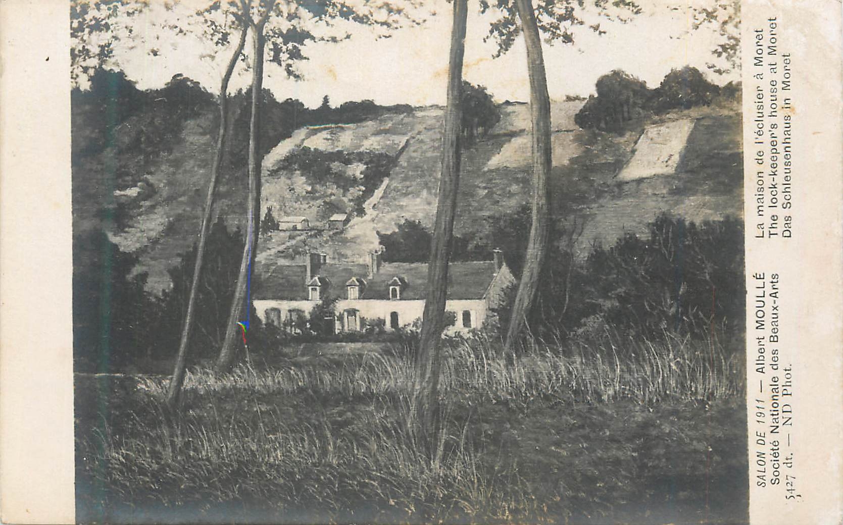 Maison de l'éclusier à Moret — Salon de 1911 — Société Nationale des Beaux-Arts