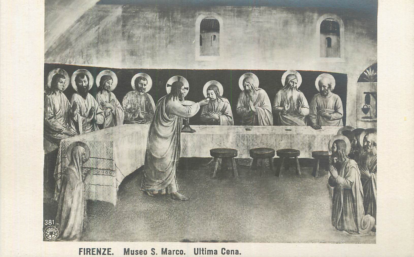 CPA Firenze Museo S Marco Ultima Cena