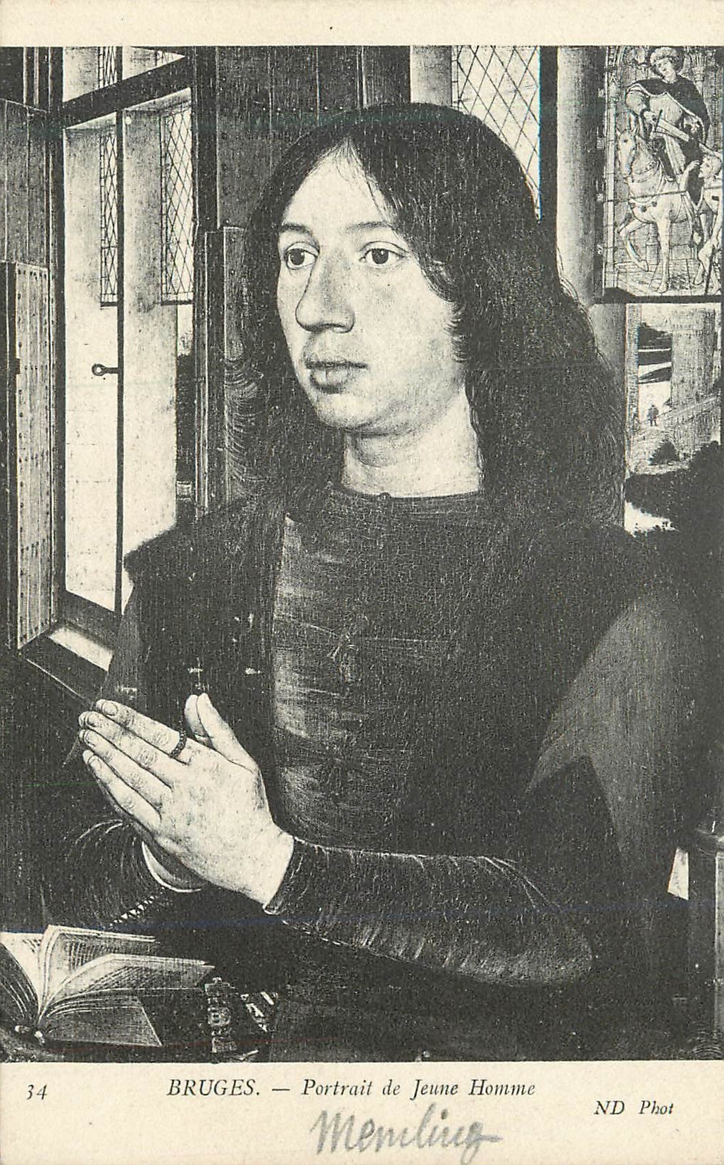 CPA Bruges Portrait de Jeune Homme
