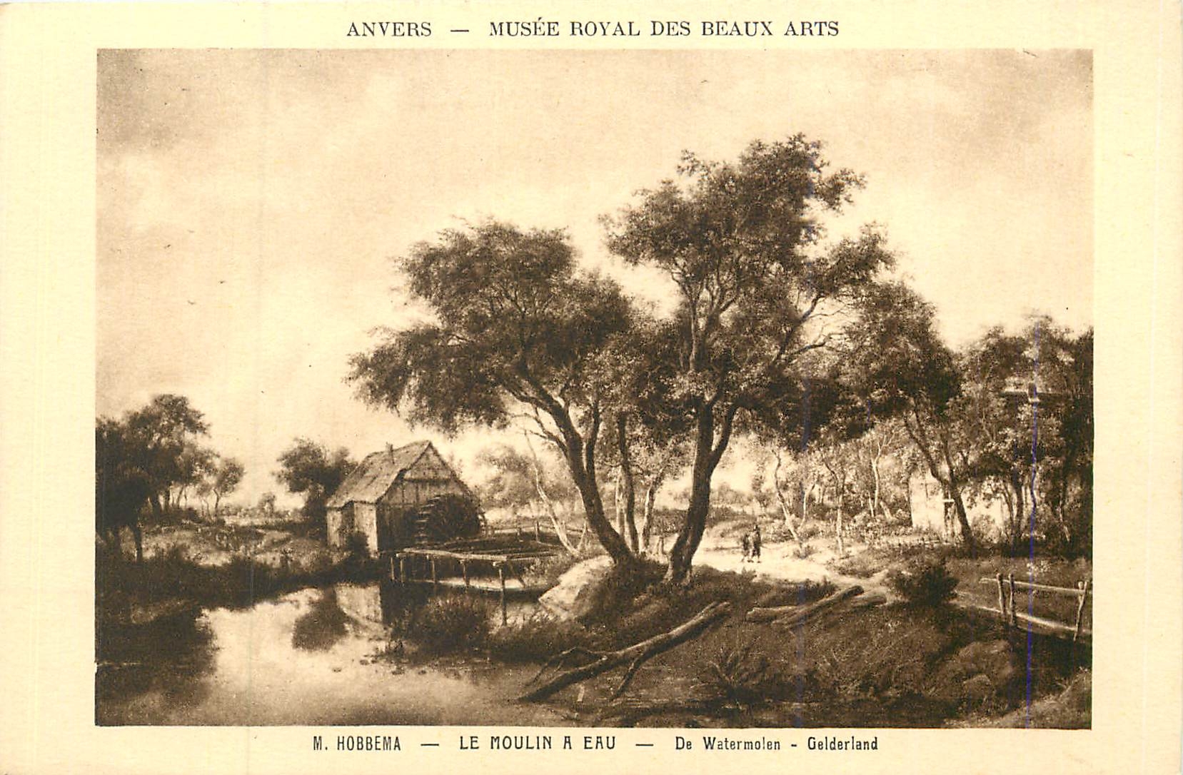 CPA Anvers Musee Royal des Beaux Arts le Moulin a Eau