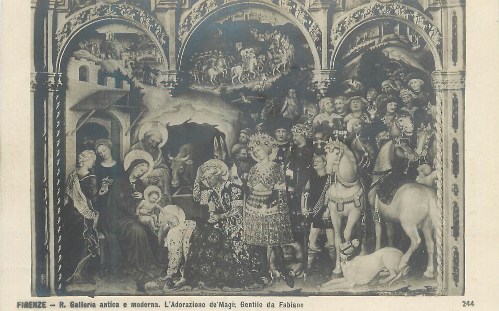 CPA Firenze R Galleria Antica Moderna