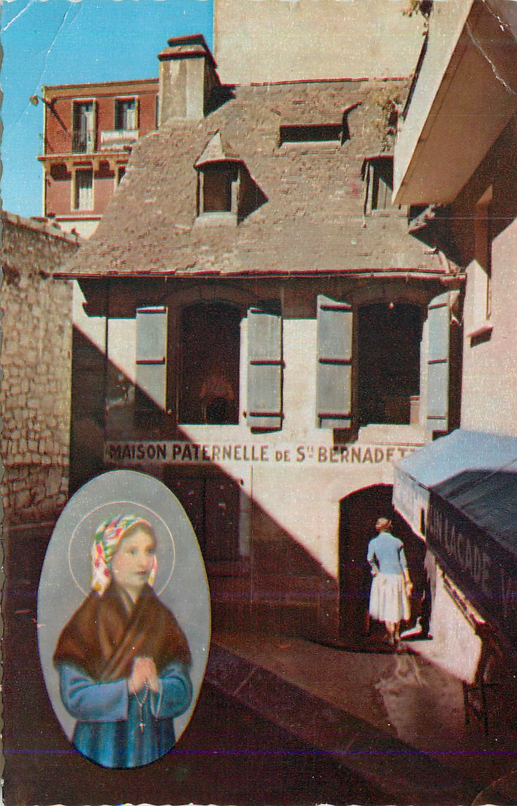 CPM Lourdes Maison Paternelle de Sainte Bernadette