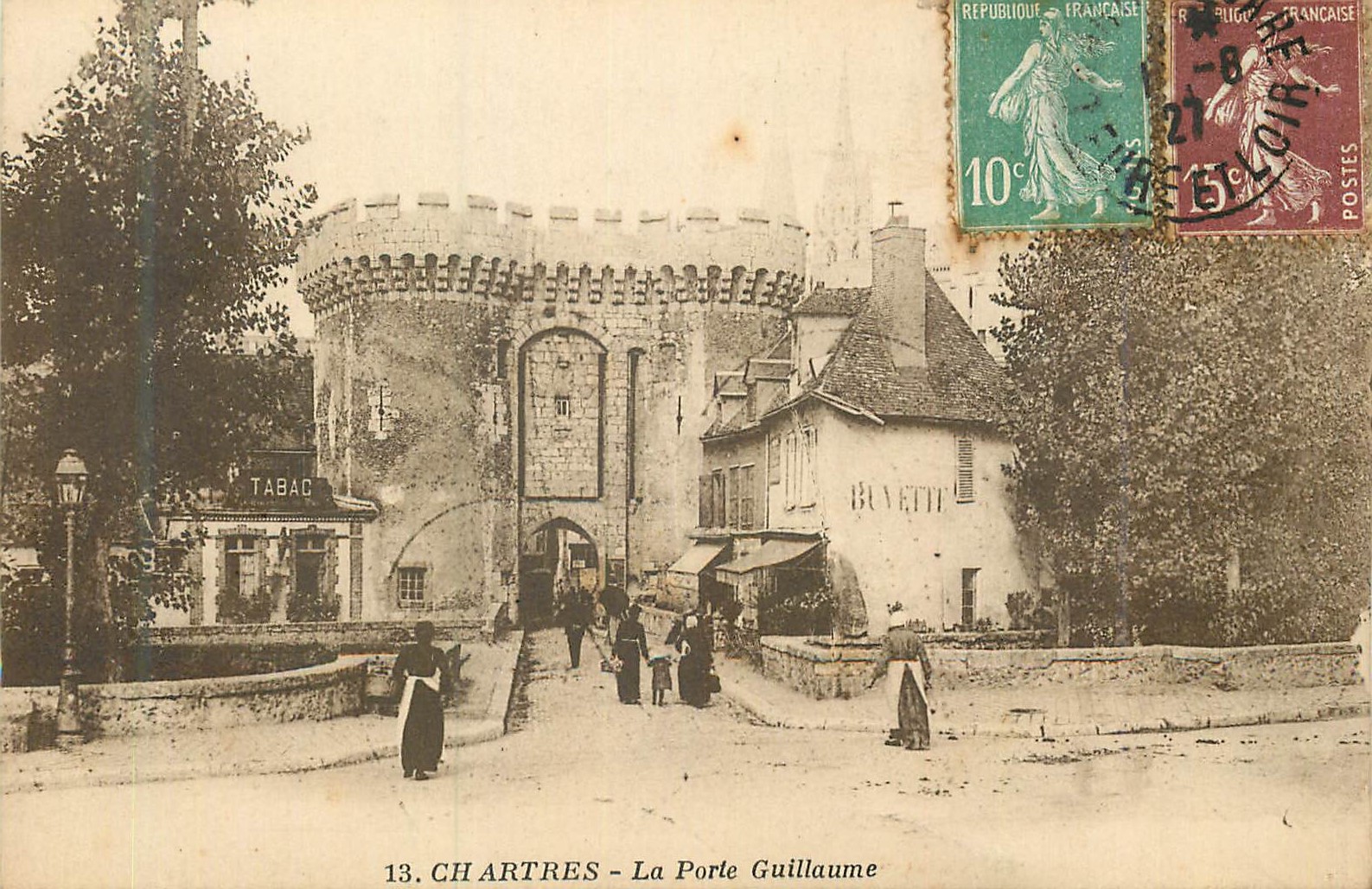 Chartres - La Porte Guillaume — éditeur inconnu, n° 13