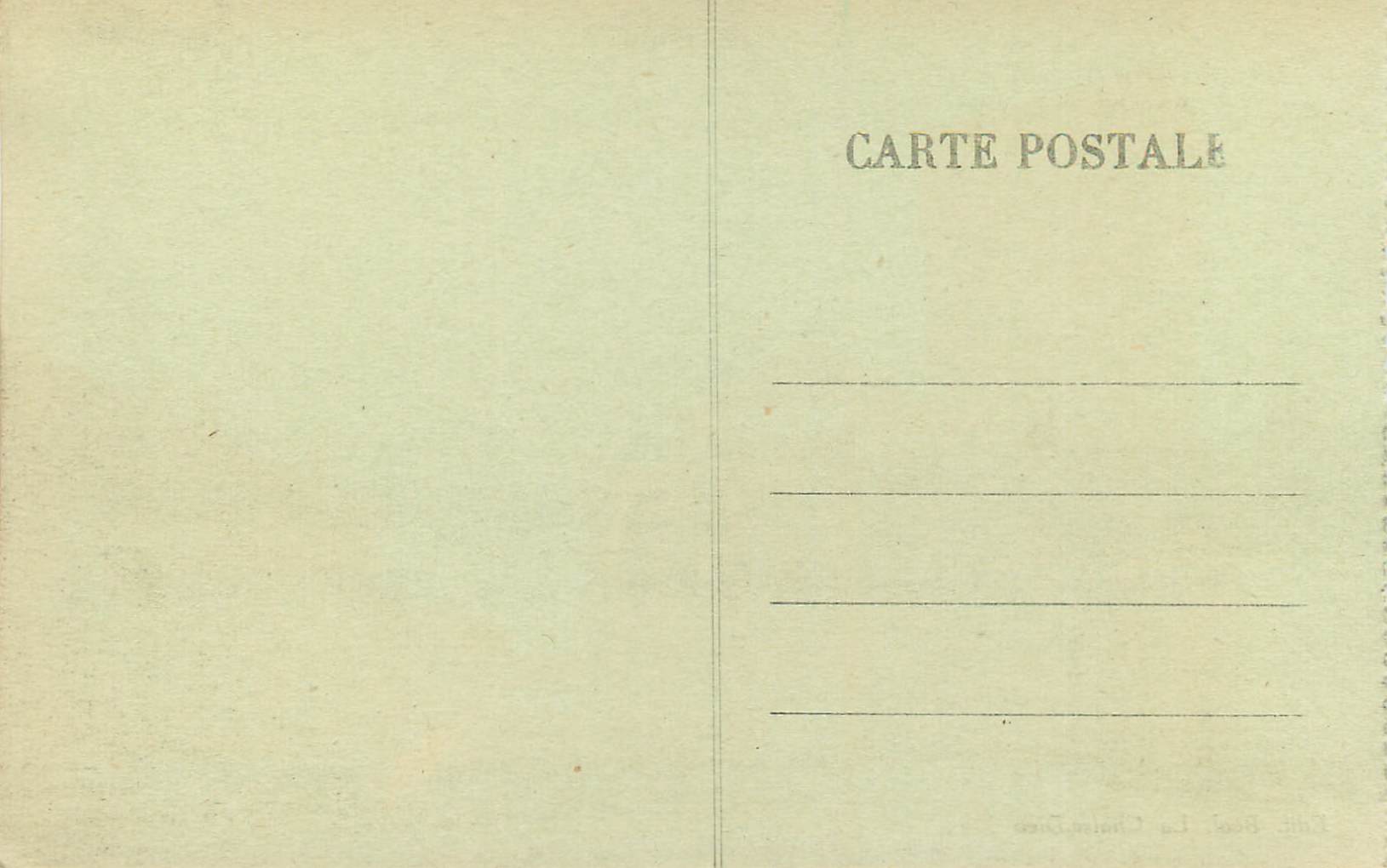 La Chaise-Dieu — Les cloîtres, vue extérieure — Edit. Béal, La Chaise-Dieu — Rückseite
