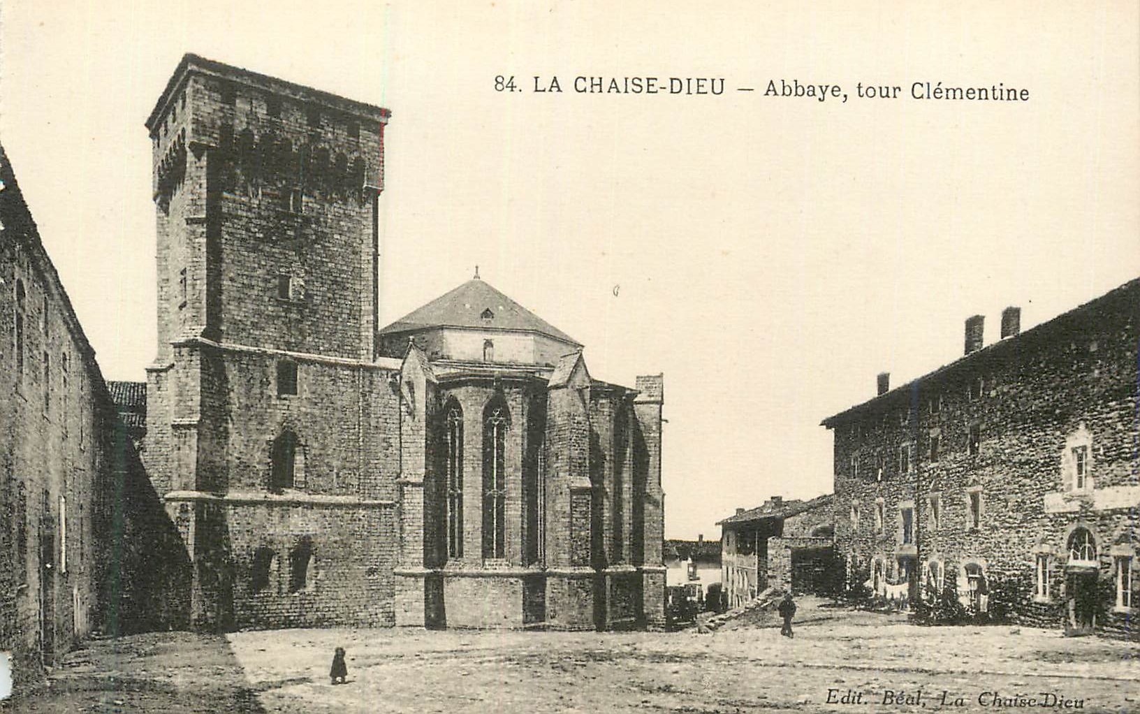 CPA la Chaise Dieu Abbaye Tour Clementine