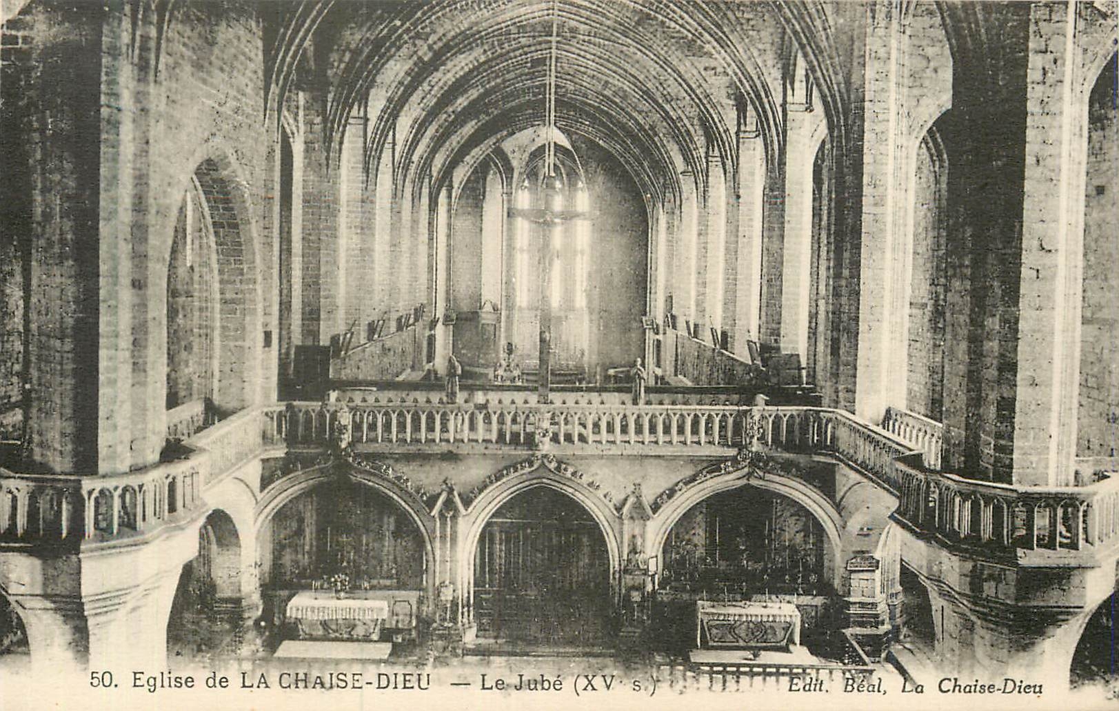 CPA Eglise de la Chaise  Dieu le Jube (XVe s)