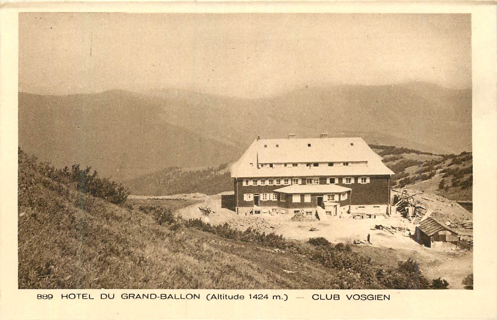 CPA Hotel du Grand Ballon (Altitude 1424m) Club Vosgien