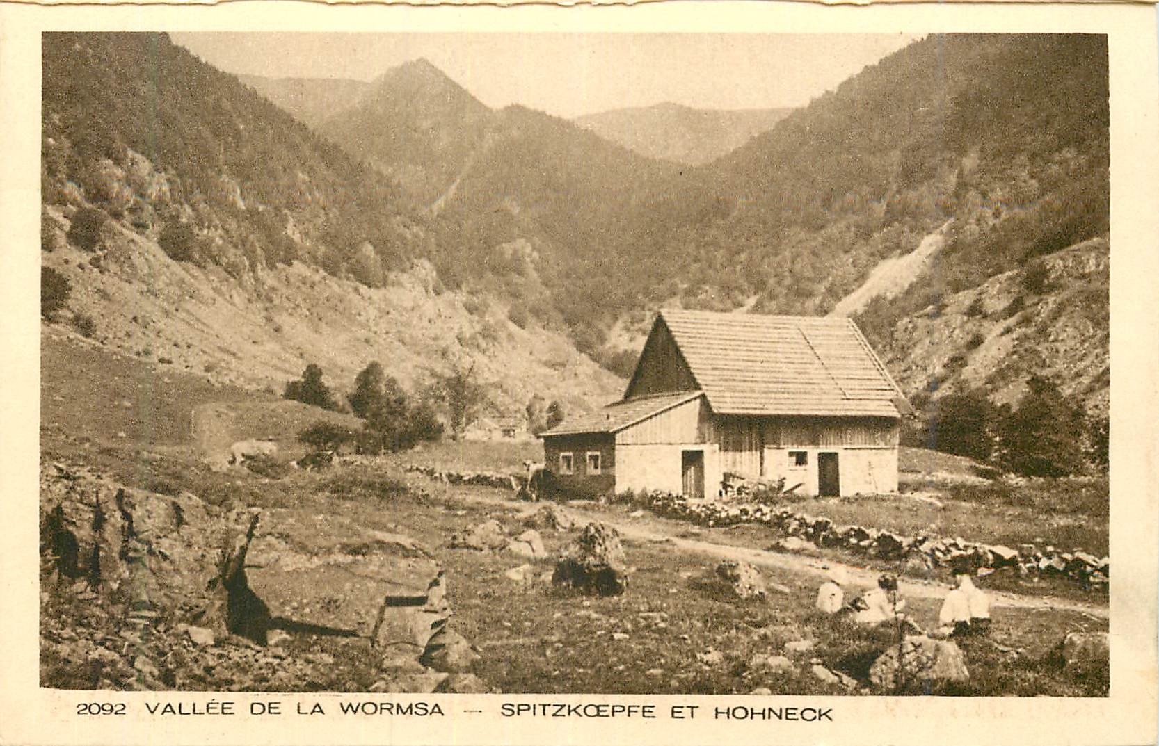 CPA Vallee de la Wormsa Spitzkoepfe et Hohneck
