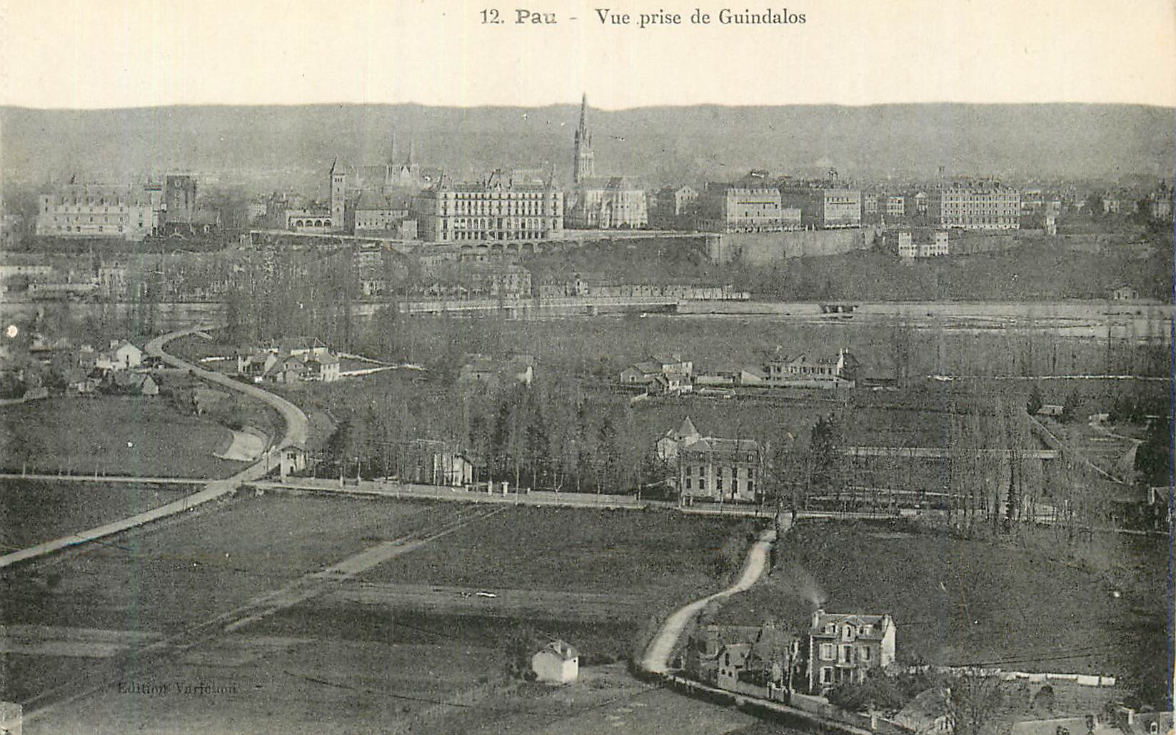 CPA Pau Vue prise de Guindalos