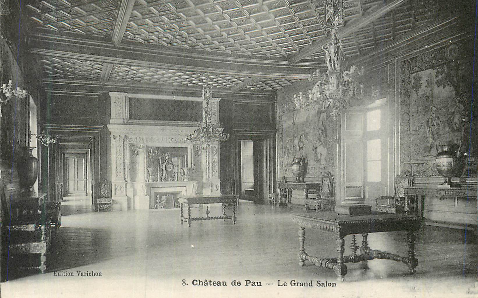 Château de Pau — Le Grand Salon — Édition Varichon, n°8