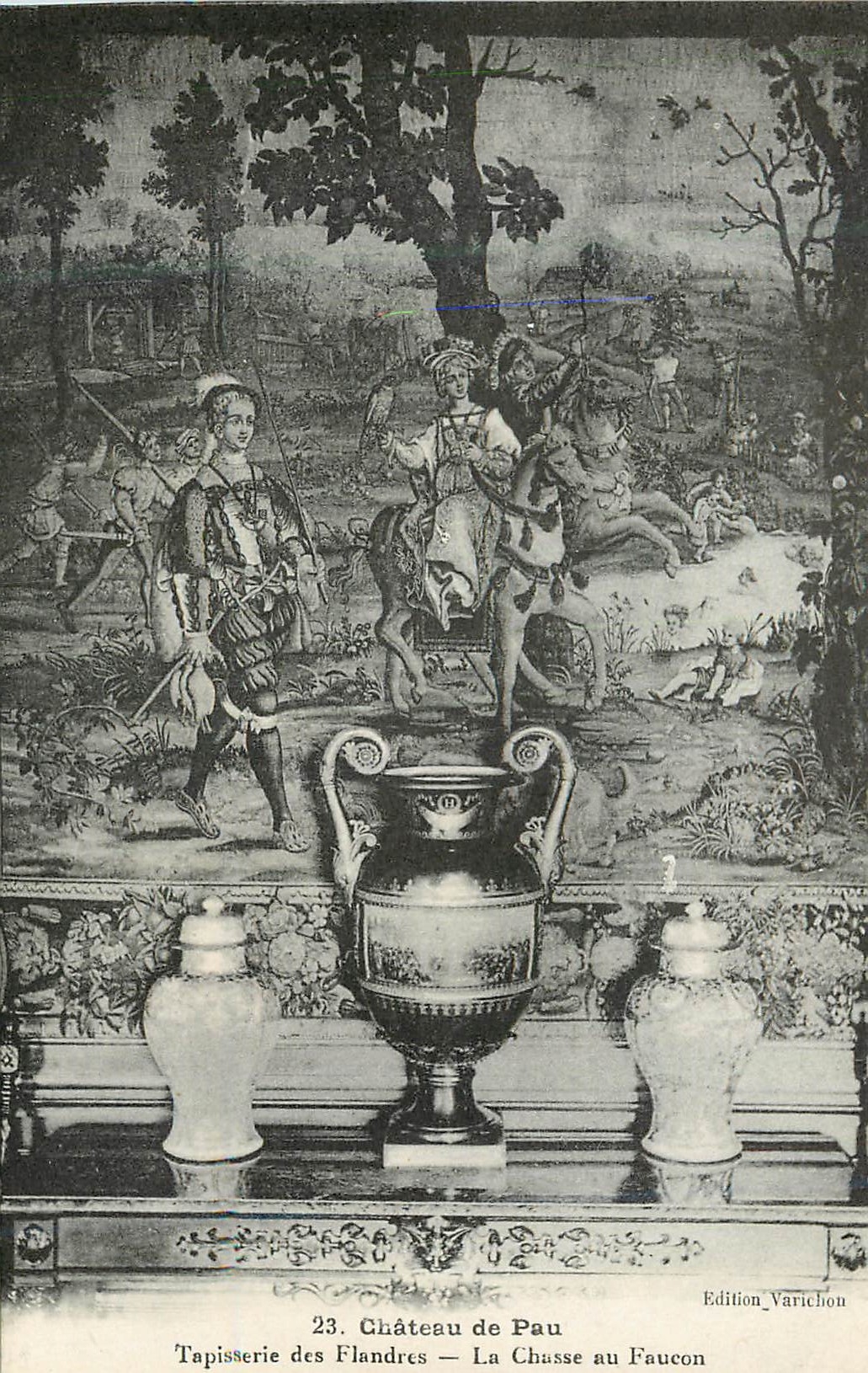 Château de Pau — Tapisserie des Flandres — La Chasse au Faucon — Édition Varichon n°23
