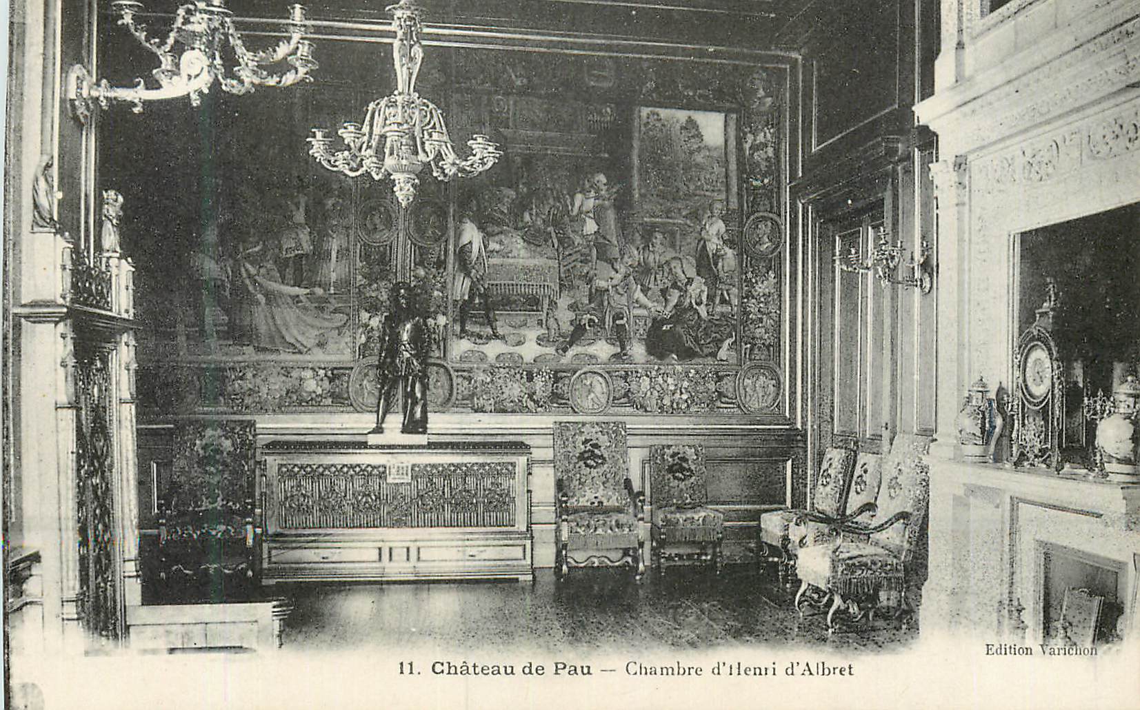 CPA Chateau de Pau Chambre d'Henri d'Albret