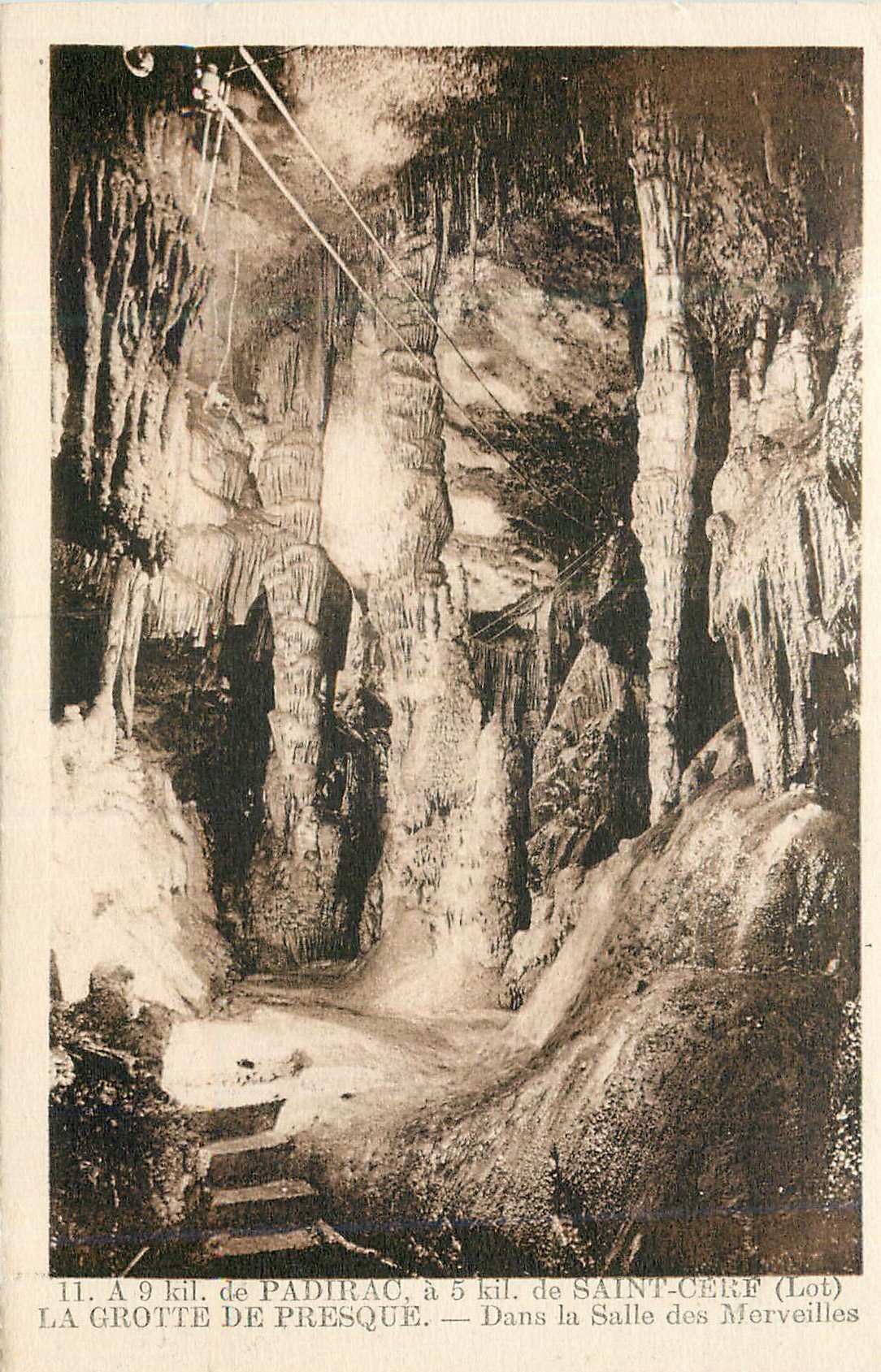 La Grotte de Presque — Salle des Merveilles — Reprod. Interbrite