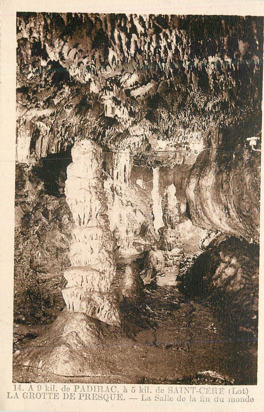 Die Höhle von Presque — Der Saal des Endes der Welt — Reproduktion verboten