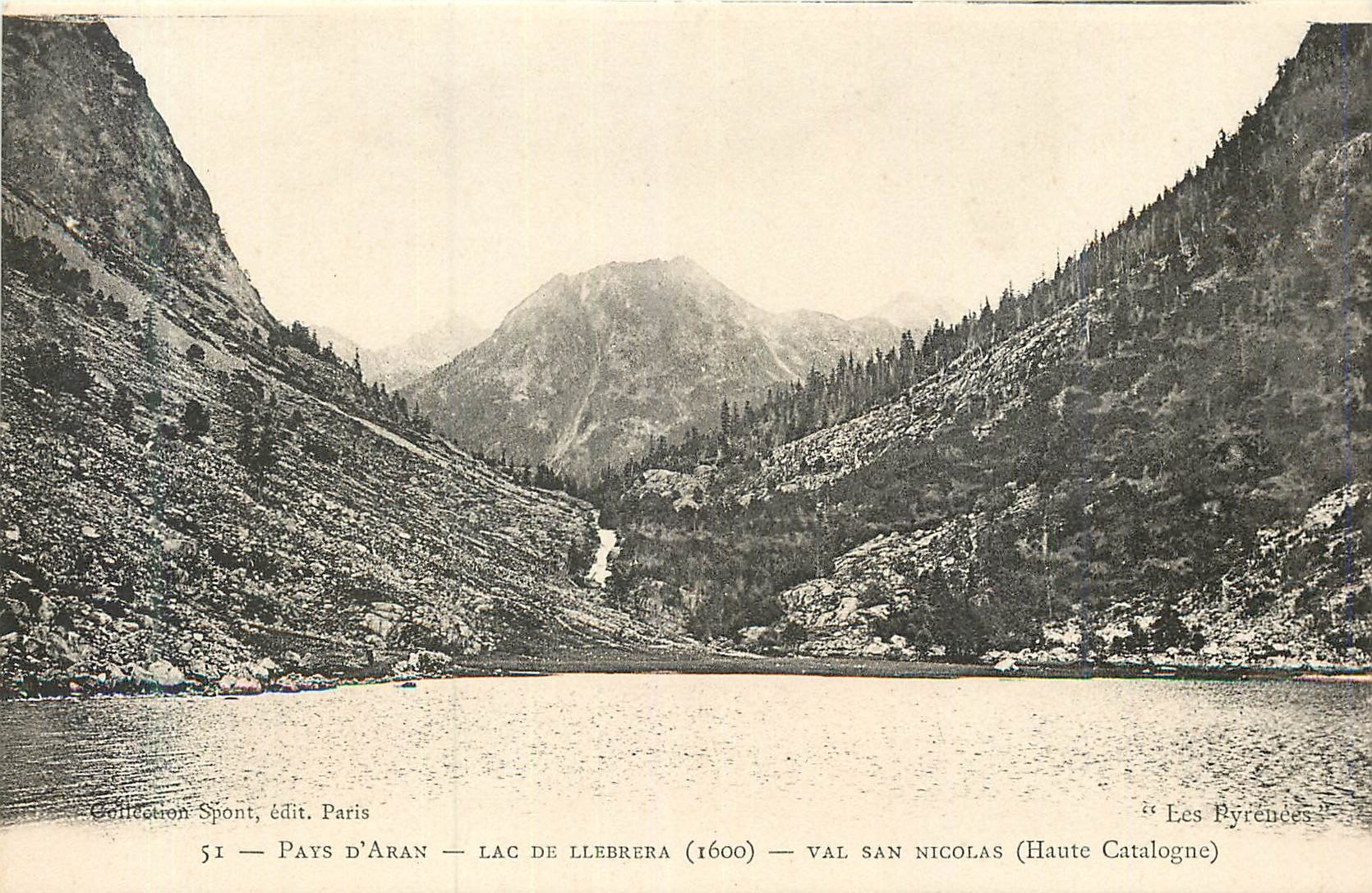 CPA Pays d'Aran Lac de Llebrera Val San Nicolas (Haute Catalogne)