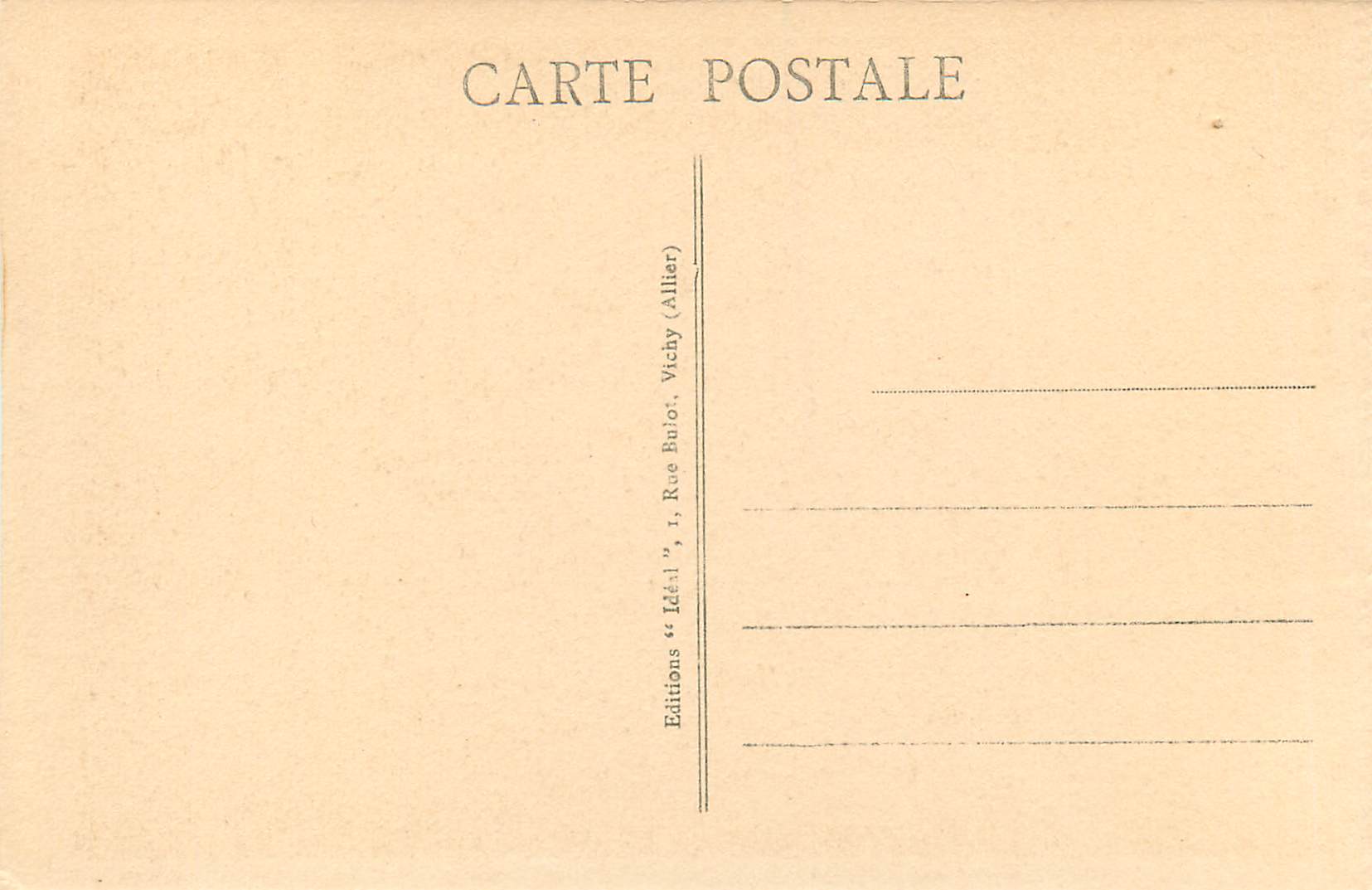 CPA le Puy Interieur de la Cathedrale (XIIe siecle) la Haute Loire Pittoresque — Verso