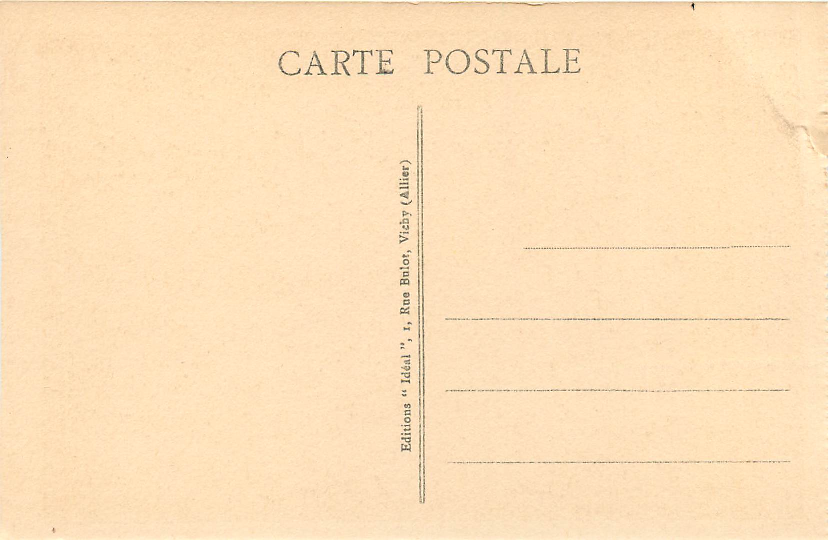 Le Puy - Le Cloître - Chapiteau syrien représentant la Colère (Xe siècle) — La Haute-Loire Pittoresque — Éditeur Idéal, n° 8512 — Verso