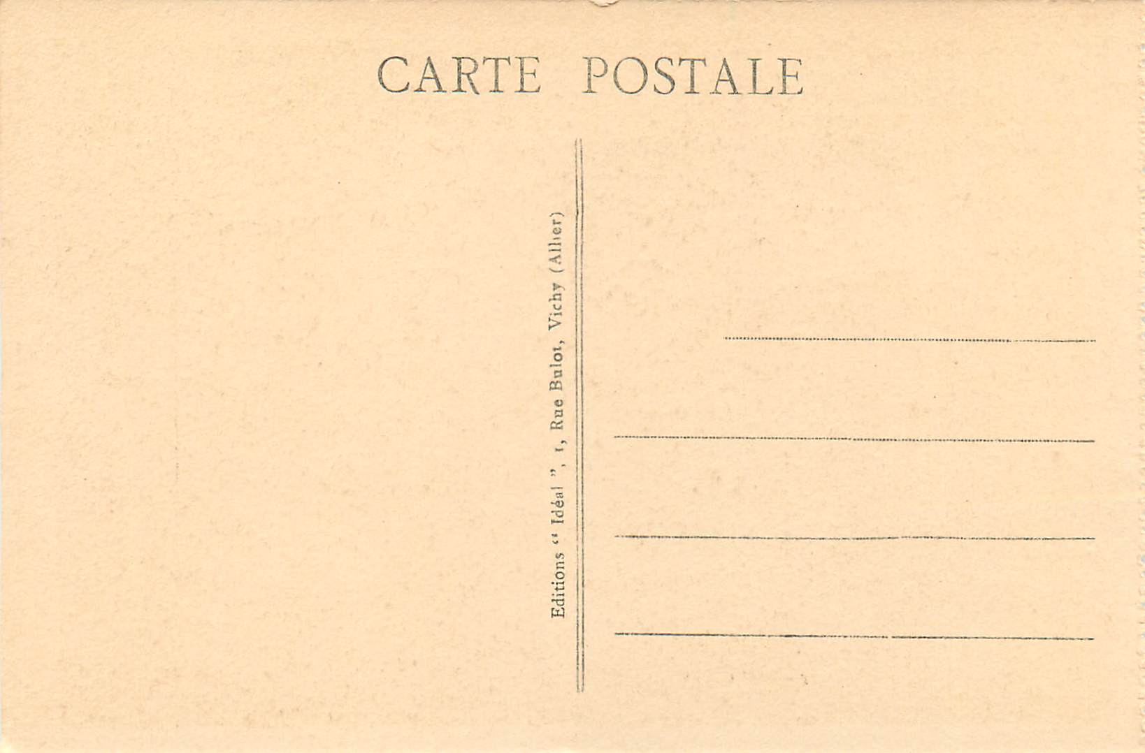 Le Puy - Le Cloître - Chapiteau Syrien - Tête de Hun sur le côté (IXe siècle) — La Haute-Loire Pittoresque — Éditeur Idéal, n° 8515 — Verso