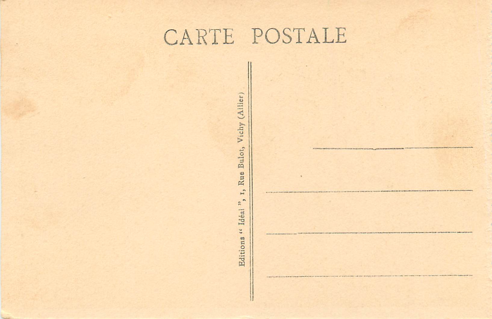 Le Puy - Le Cloître - Chapiteau archaïque (VIIIe siècle) — La Haute-Loire Pittoresque — Éditeur Idéal — Rückseite