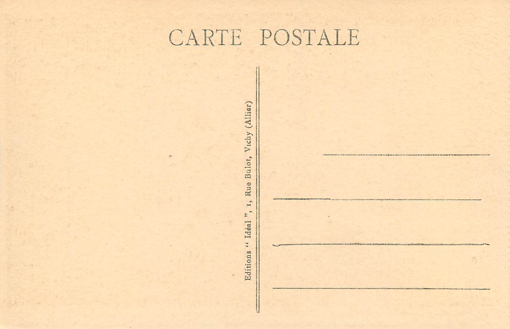 Le Puy - Le Cloître - Divers chapiteaux et au-dessous de la corniche représentant les pêchés capitaux, on voit un bœuf apis et une tête égyptienne ornant la clef de voûte (IXe siècle) — Rückseite