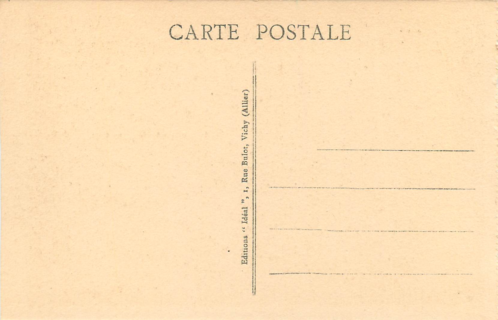 Le Puy - Le Cloître - Chapiteau aux feuilles d'acanthe (XIe siècle) — La Haute-Loire Pittoresque — Éditions 'Idéal' (Allier) — Rückseite