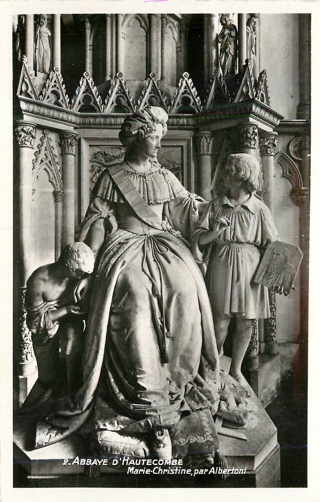 CPM Abbaye d'Hautecombe Marie Christine par Albertoni