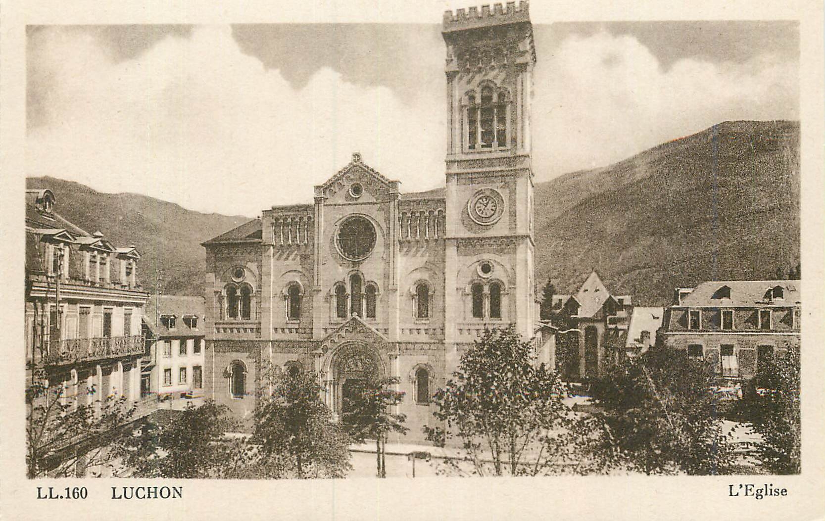 Luchon — L'Église — CIÉ DES ARTS PHOTOMÉCANIQUES, Paris - Recto