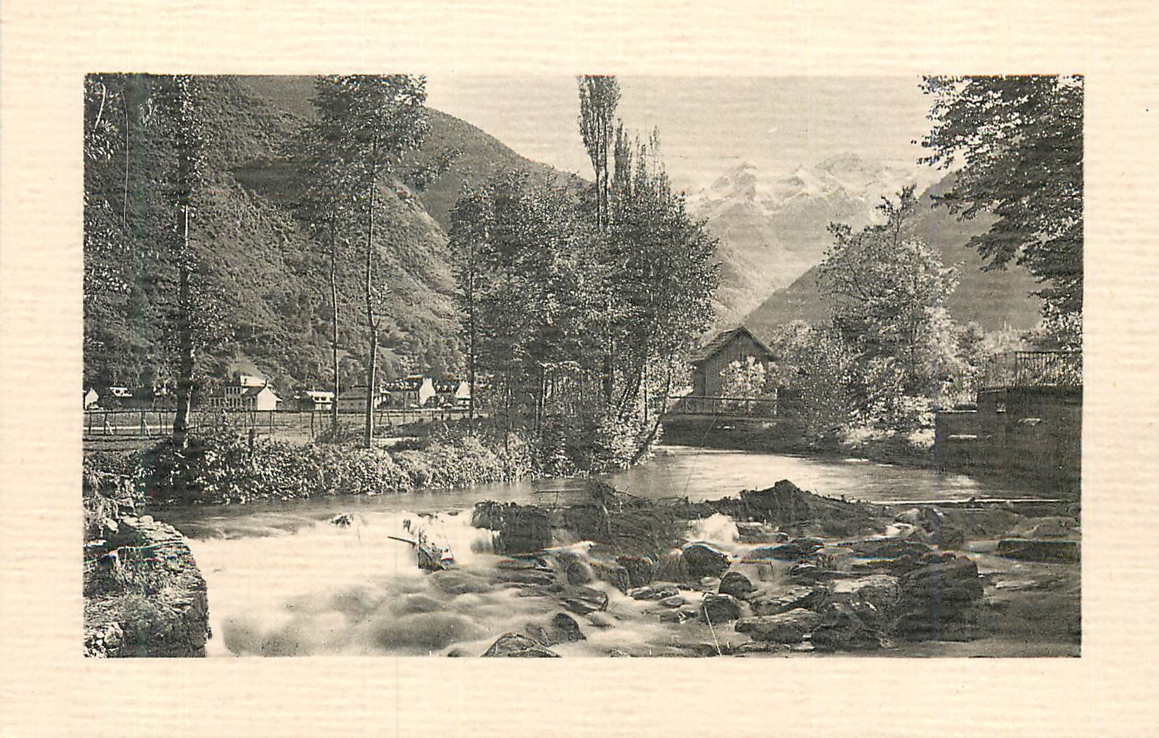 CPA Luchon Chute de la Pique et Port de Venasque