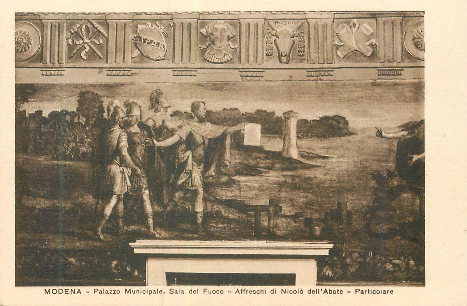 CPA Modena Palazzo Municipale Sala del Fuoco