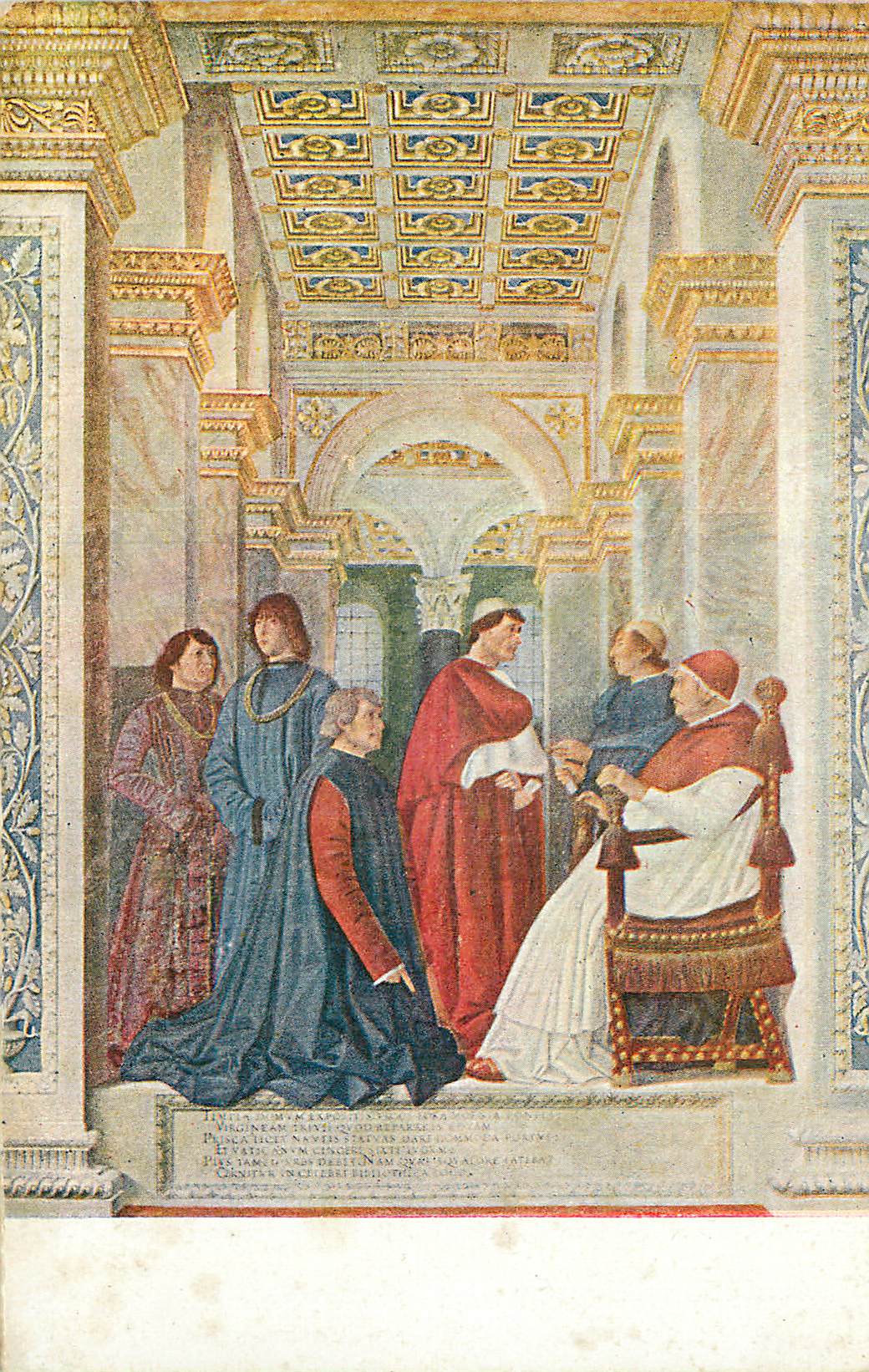 Sisto IV à l'audience au Palatin — Fratelli Alinari, T. 47