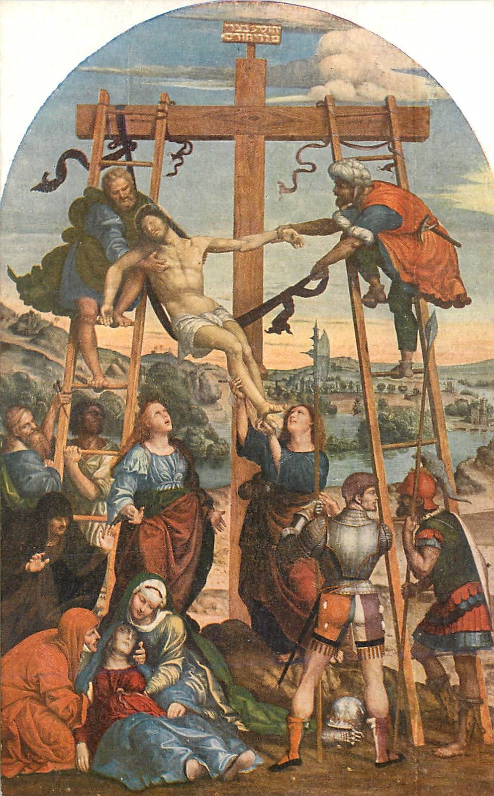 CPA Siena Accademia di Belle Arti Sodom la deposizione