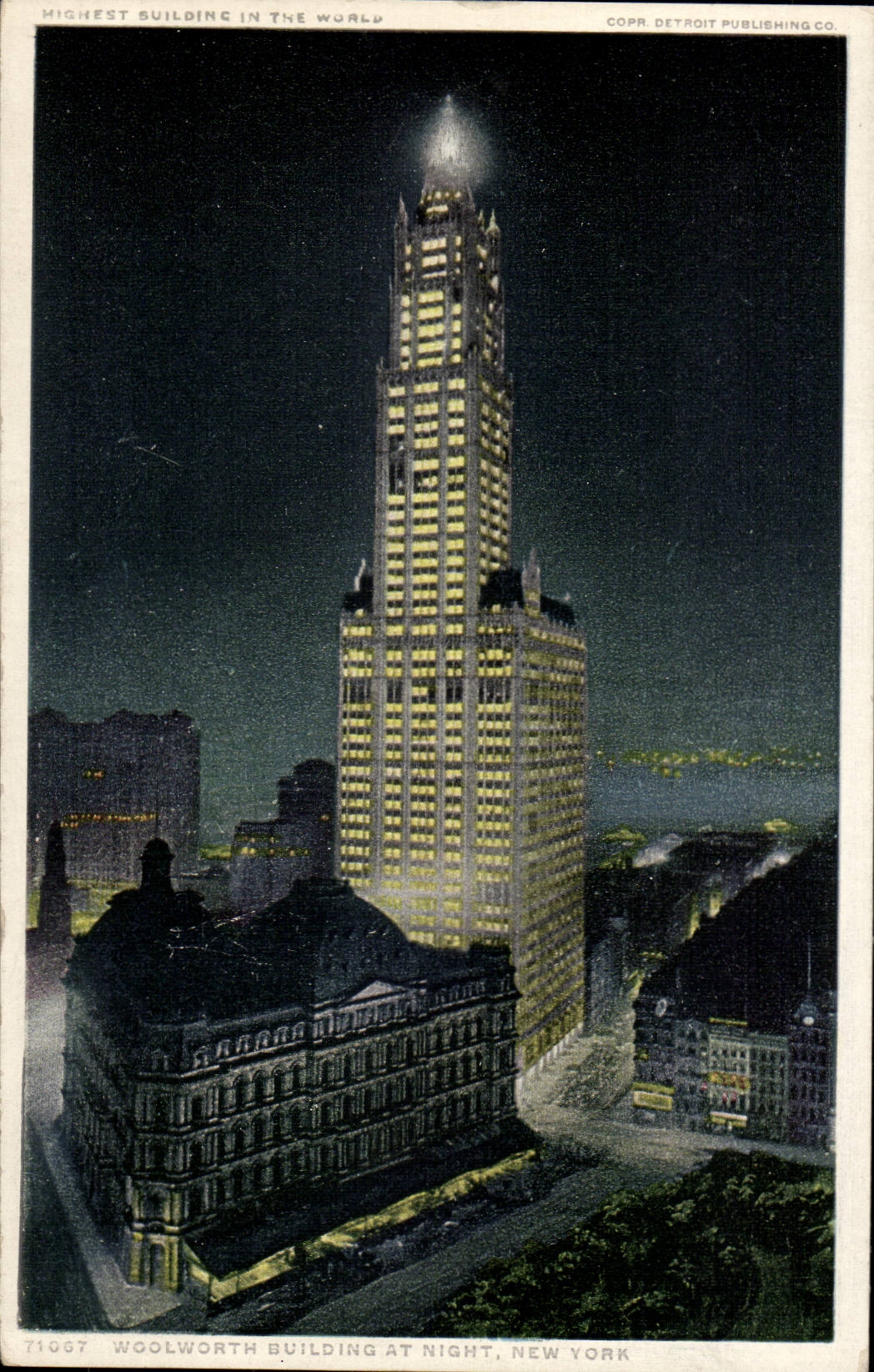 New York- The Woolworth Building at Night CPA