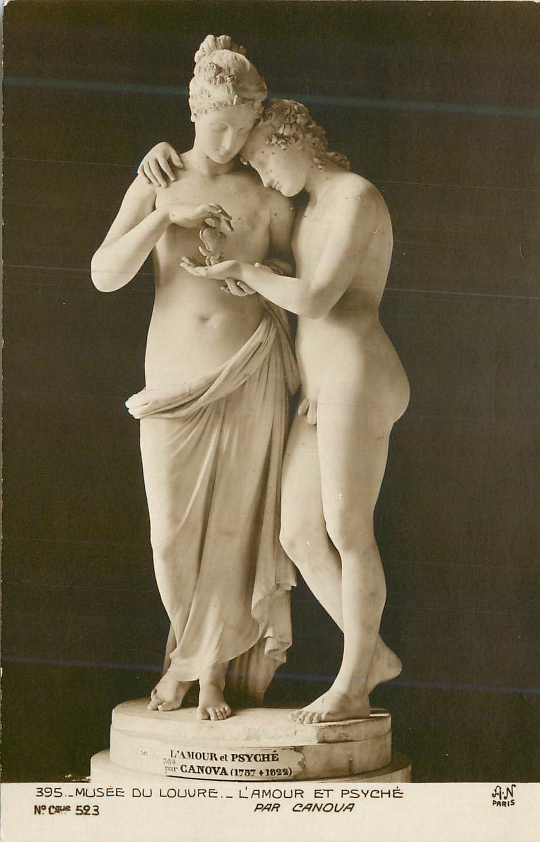 CPM 395 musee du louvre l amour et psyche par canova