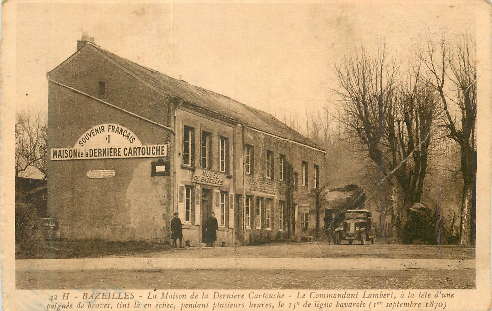 CPA H bazeilles la maison de la derniere cartouche