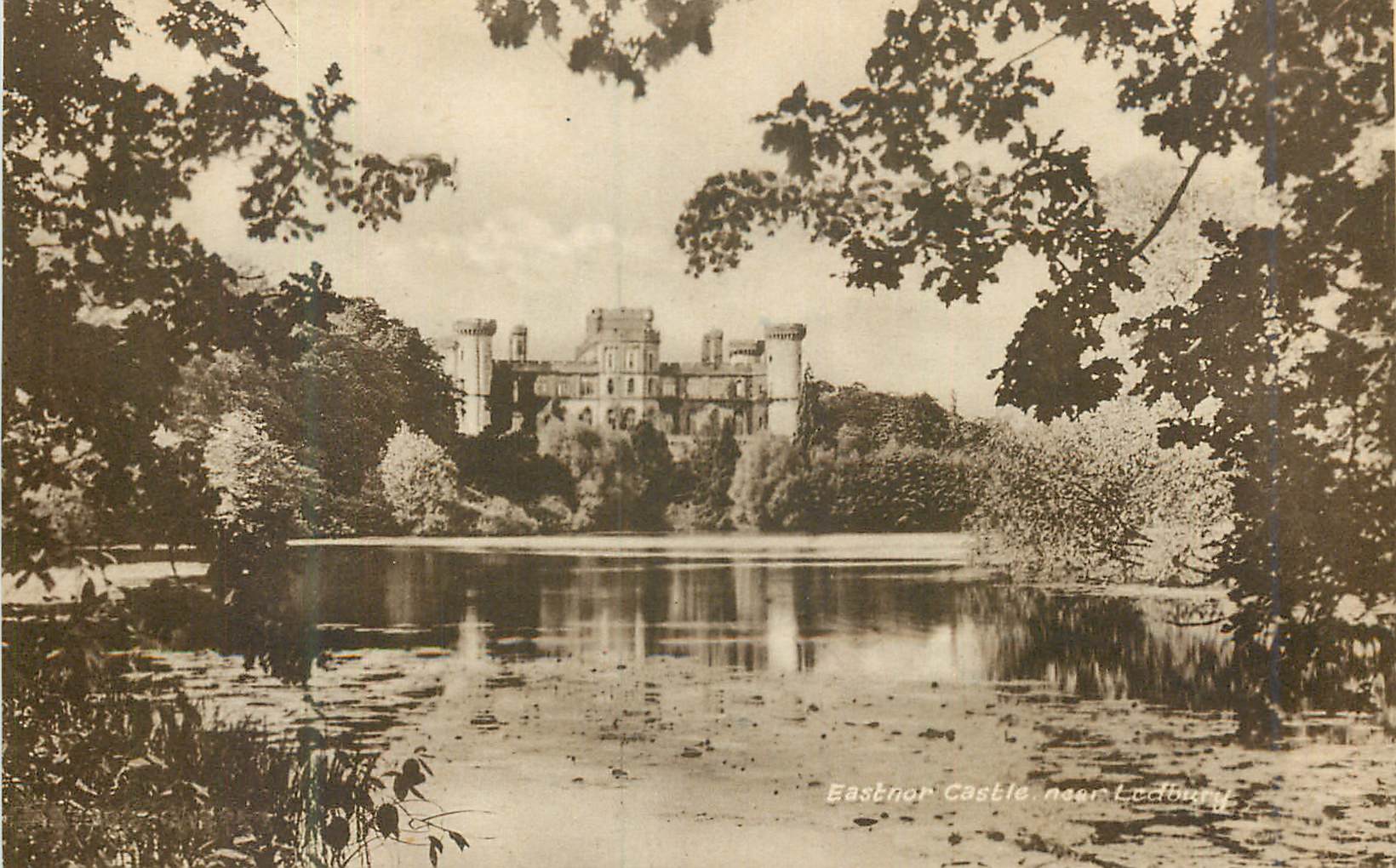 CPA Eastnor castle near Ledbury