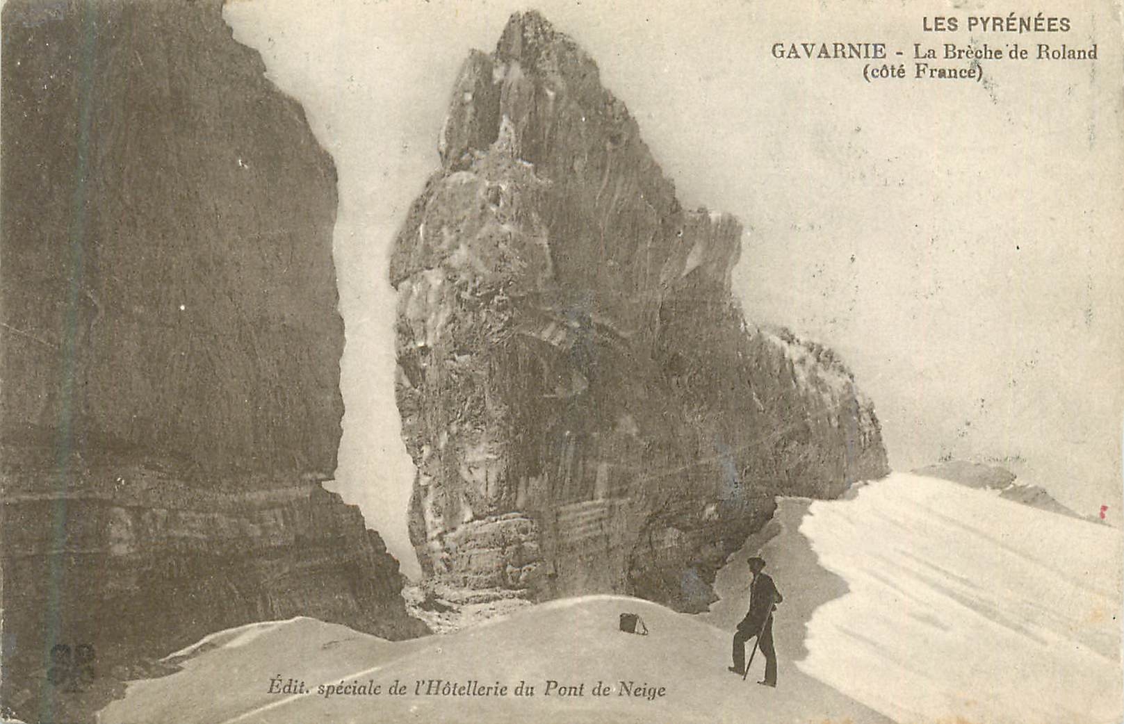 CPA Les pyrenees gavarnie la breche de boland(cote france)